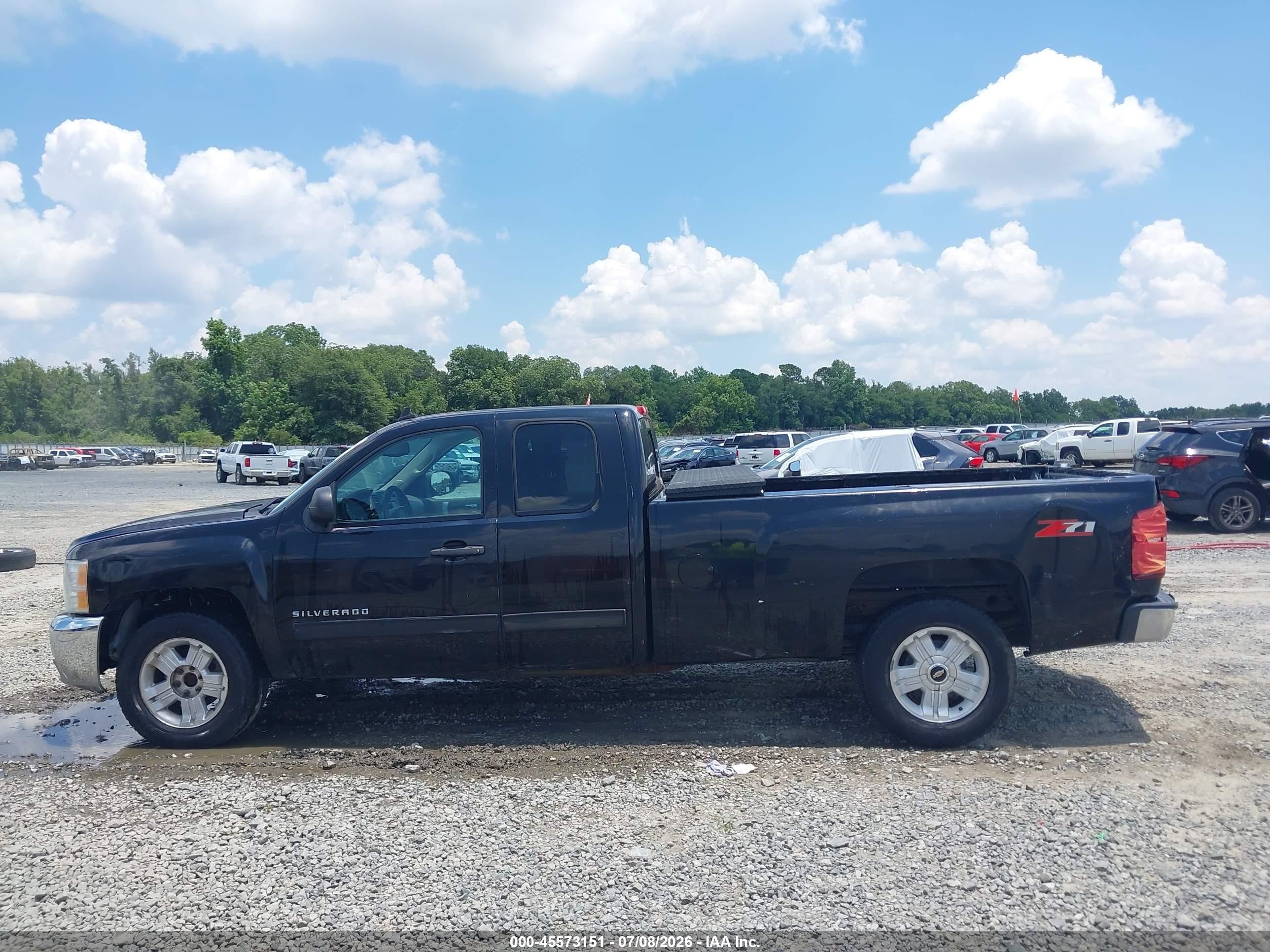 2013 Chevrolet Silverado 1500 Lt Black vin: 1GCRCSE01DZ290995