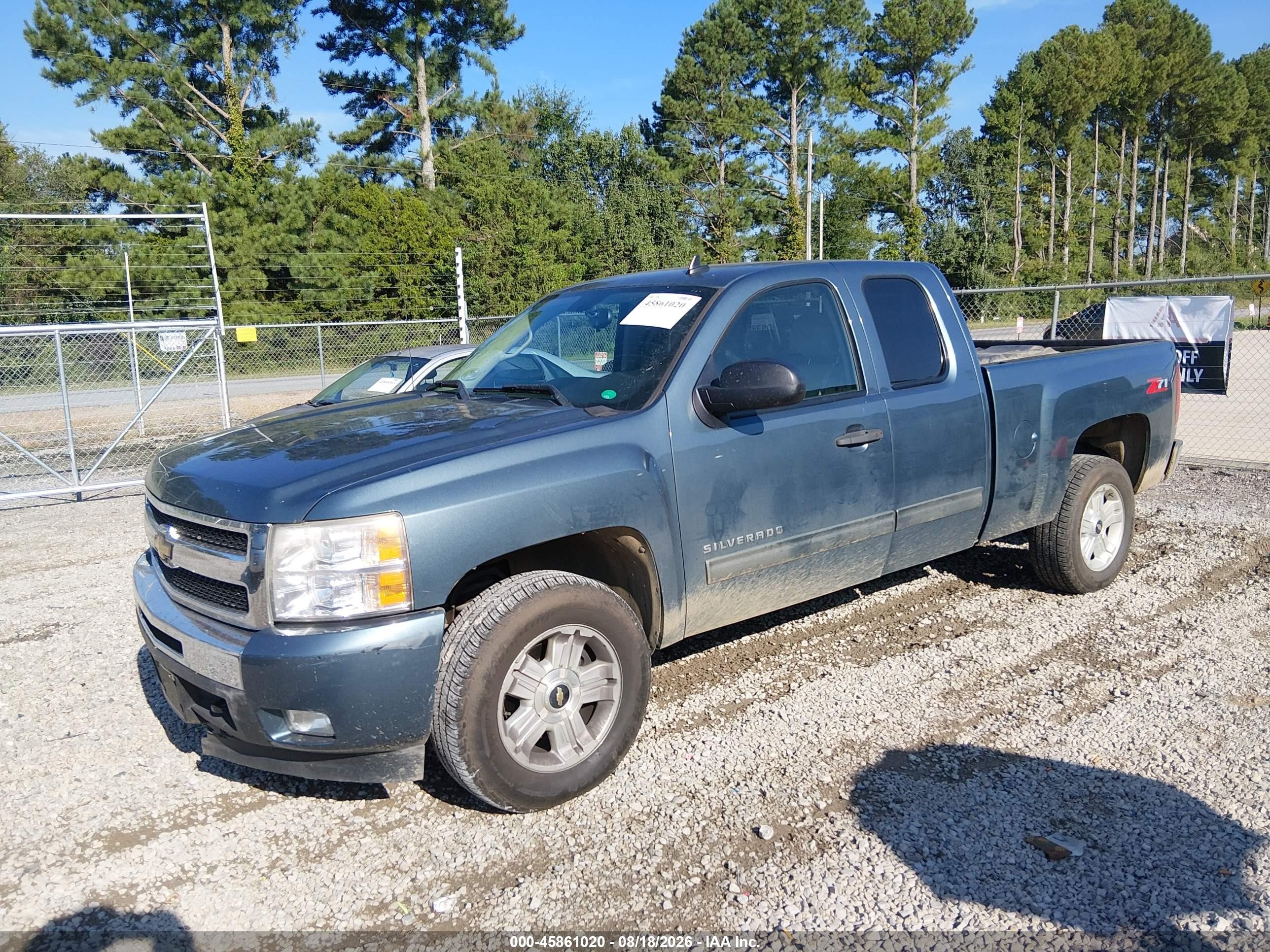 2011 Chevrolet Silverado 1500 Lt Blue vin: 1GCRCSE02BZ268856