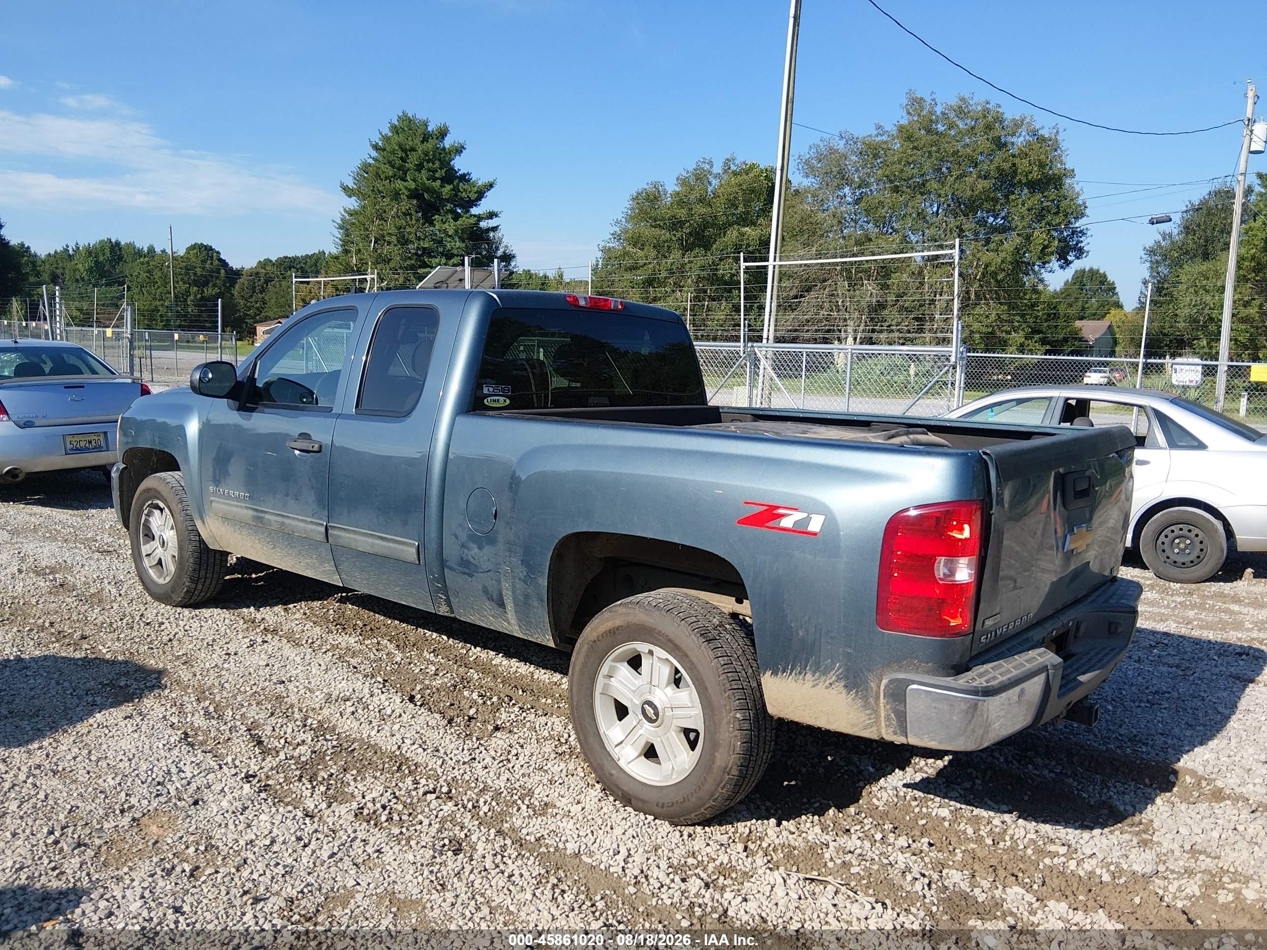2011 Chevrolet Silverado 1500 Lt Blue vin: 1GCRCSE02BZ268856