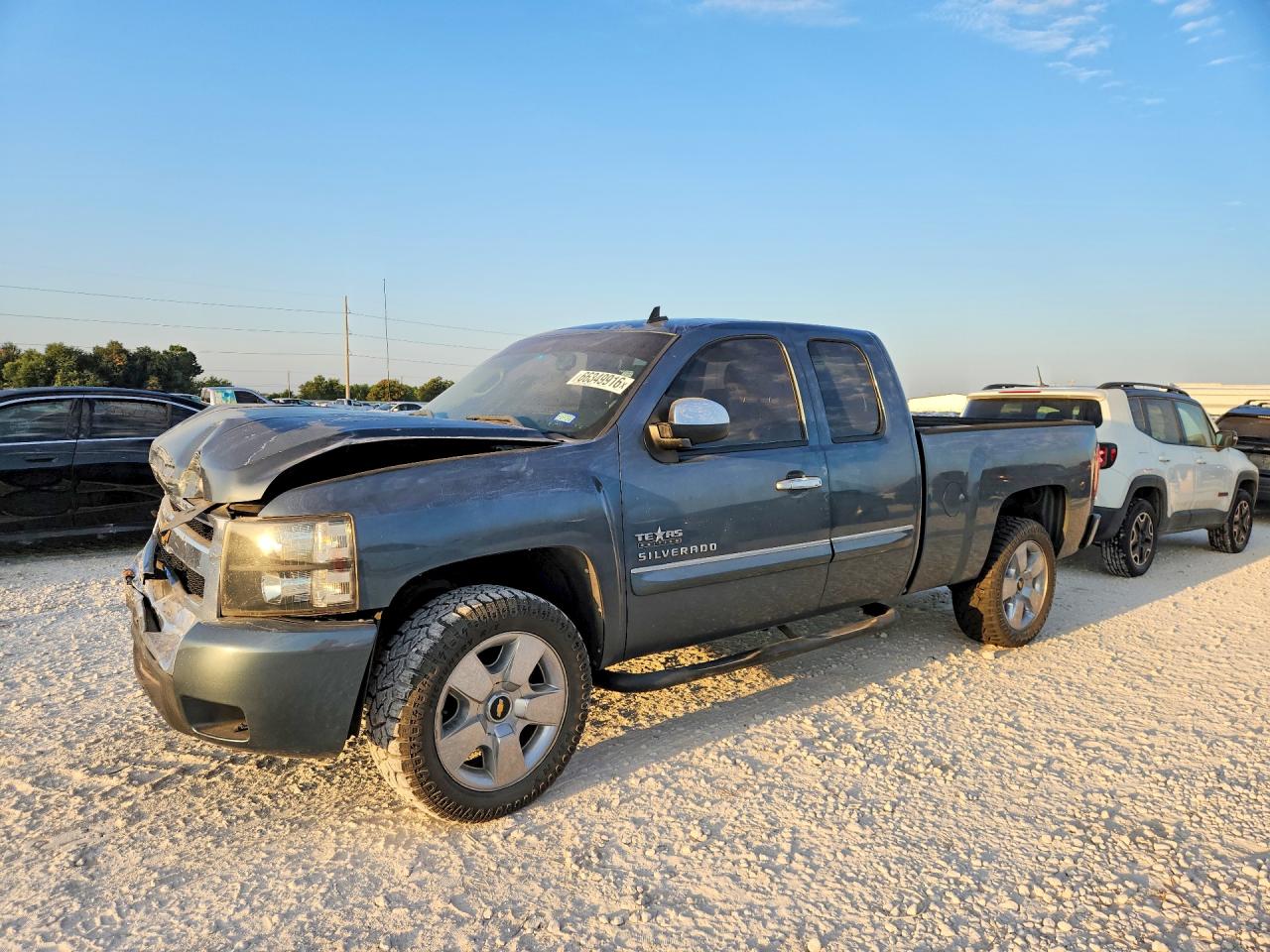 2011 Chevrolet Silverado C1500 Lt Blue vin: 1GCRCSE02BZ296401