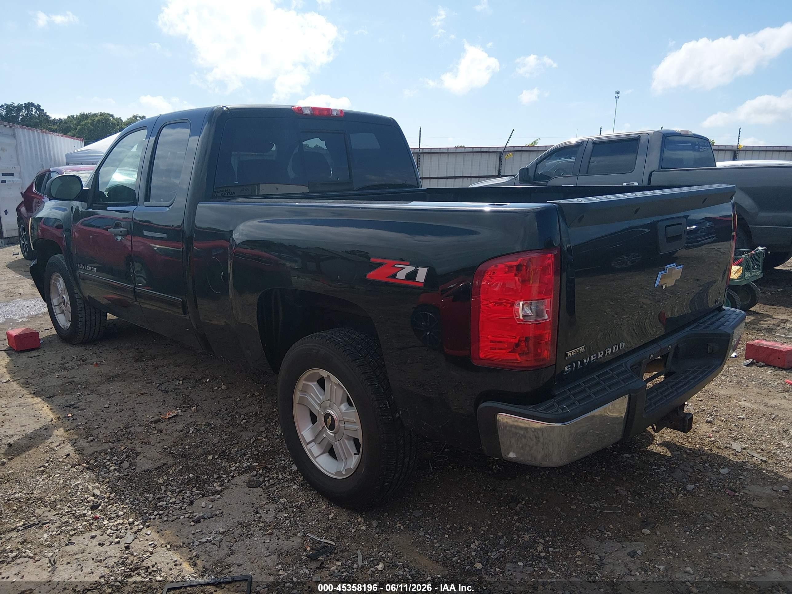 2011 Chevrolet Silverado 1500 Lt Black vin: 1GCRCSE02BZ442263