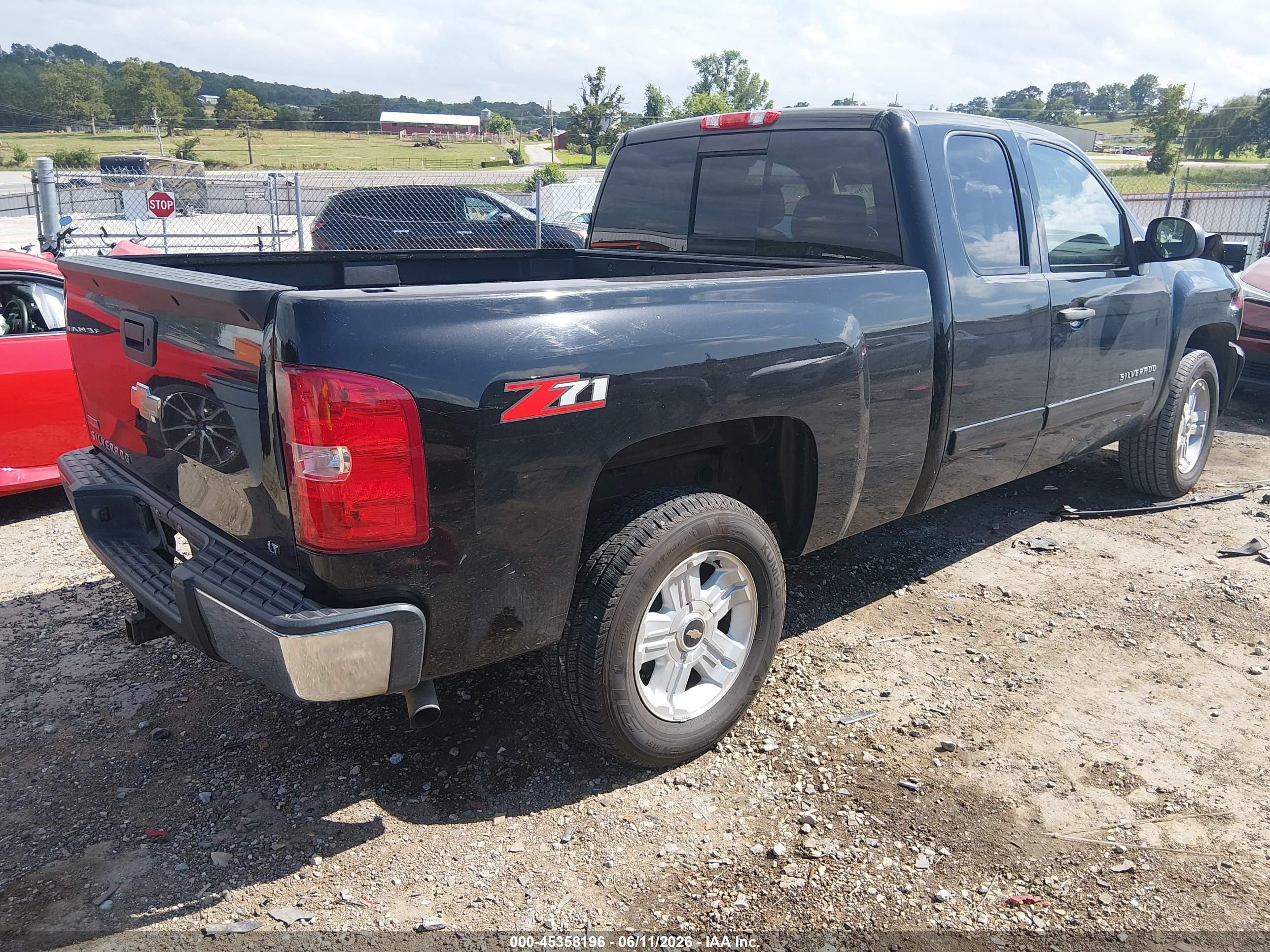 2011 Chevrolet Silverado 1500 Lt Black vin: 1GCRCSE02BZ442263