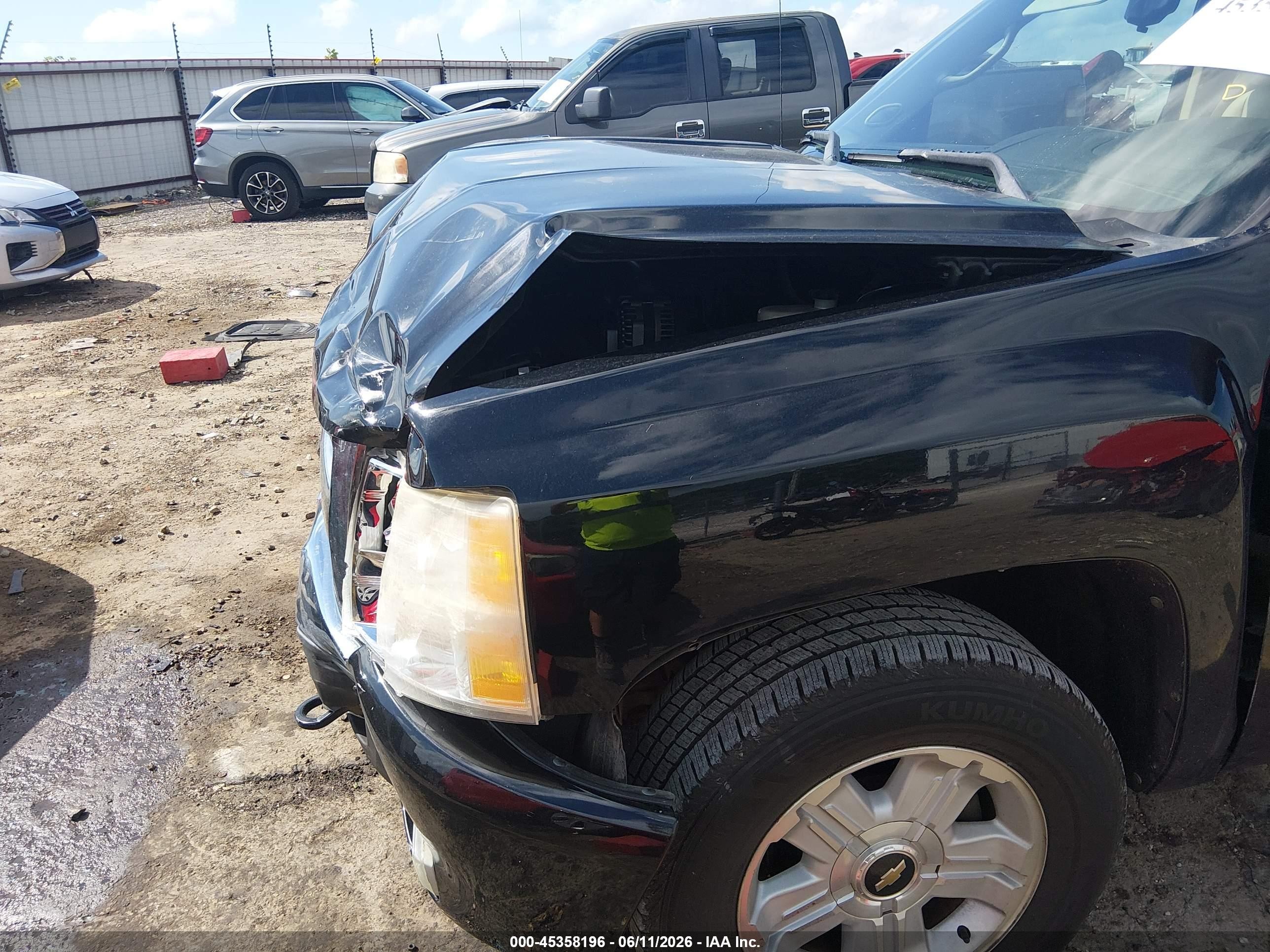 2011 Chevrolet Silverado 1500 Lt Black vin: 1GCRCSE02BZ442263