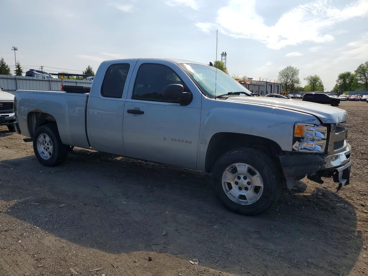 2012 Chevrolet Silverado C1500 Lt Silver vin: 1GCRCSE02CZ315692