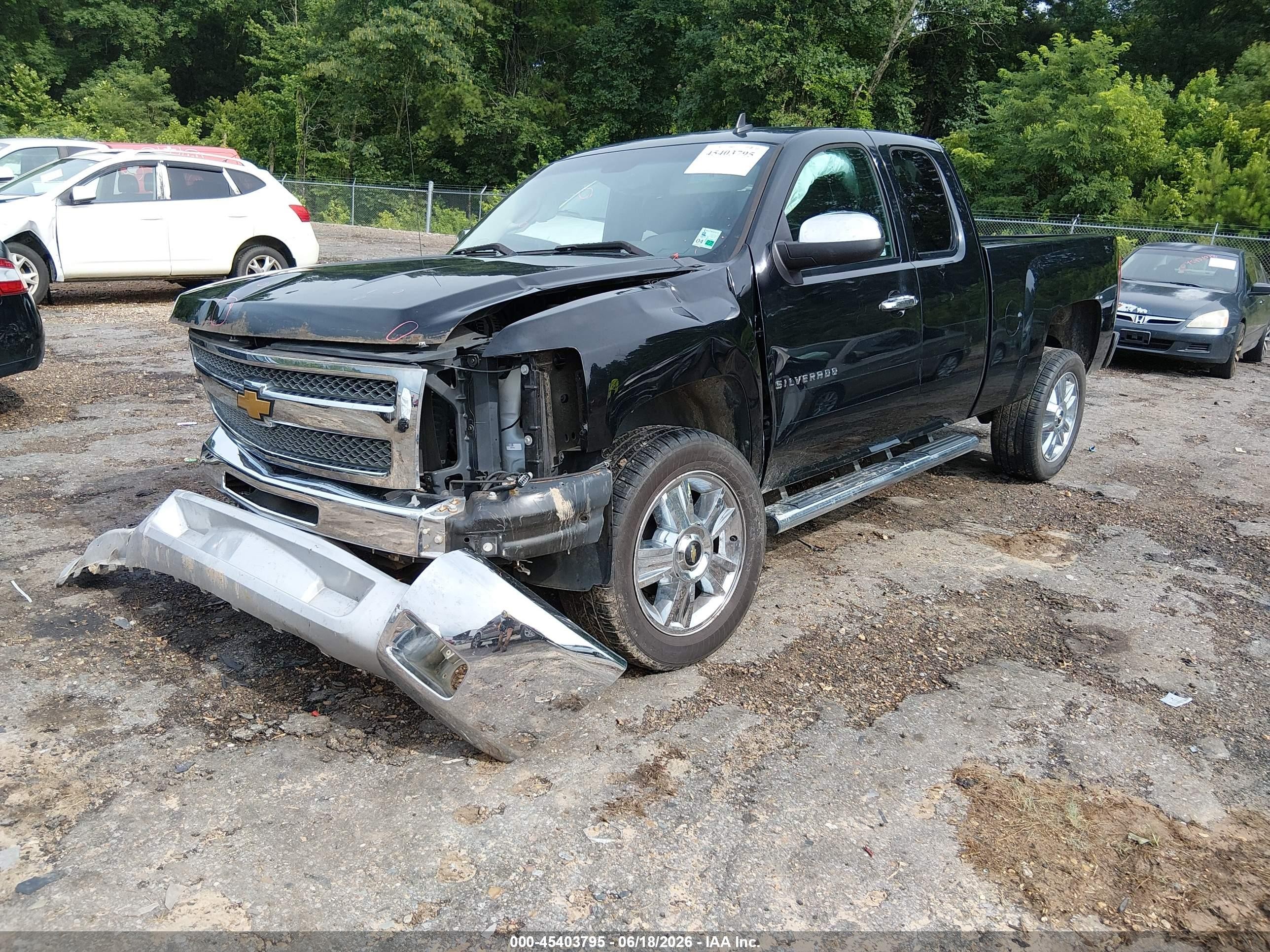 2012 Chevrolet Silverado 1500 Lt Black vin: 1GCRCSE02CZ346425