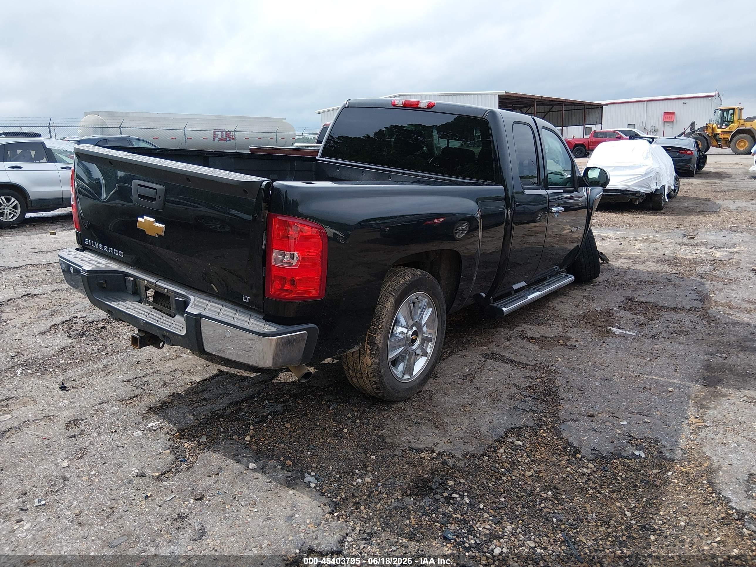 2012 Chevrolet Silverado 1500 Lt Black vin: 1GCRCSE02CZ346425