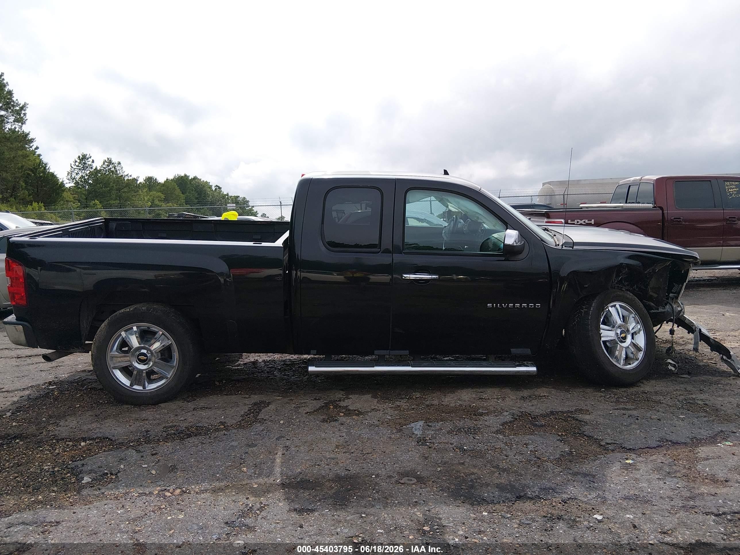 2012 Chevrolet Silverado 1500 Lt Black vin: 1GCRCSE02CZ346425