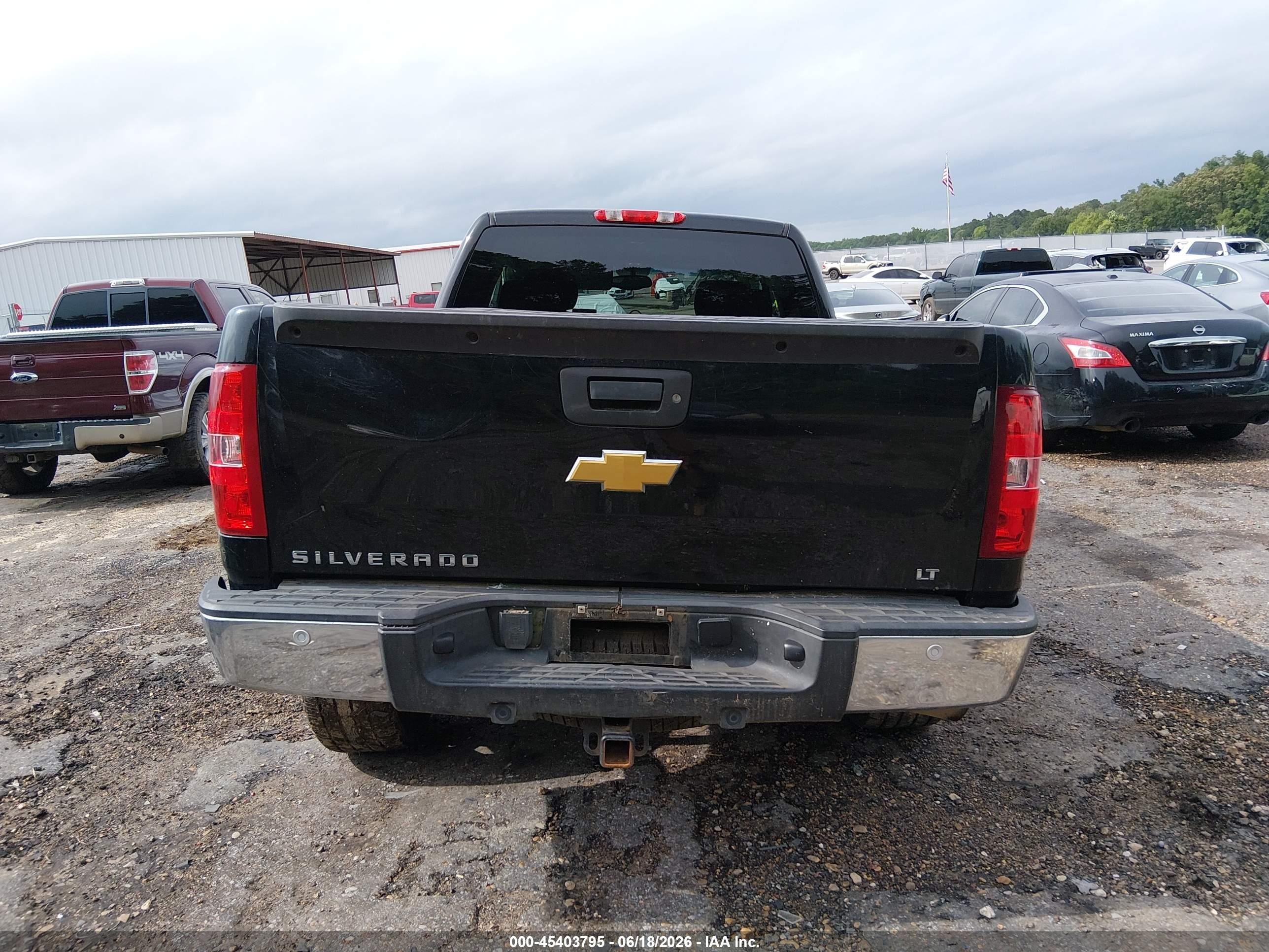 2012 Chevrolet Silverado 1500 Lt Black vin: 1GCRCSE02CZ346425