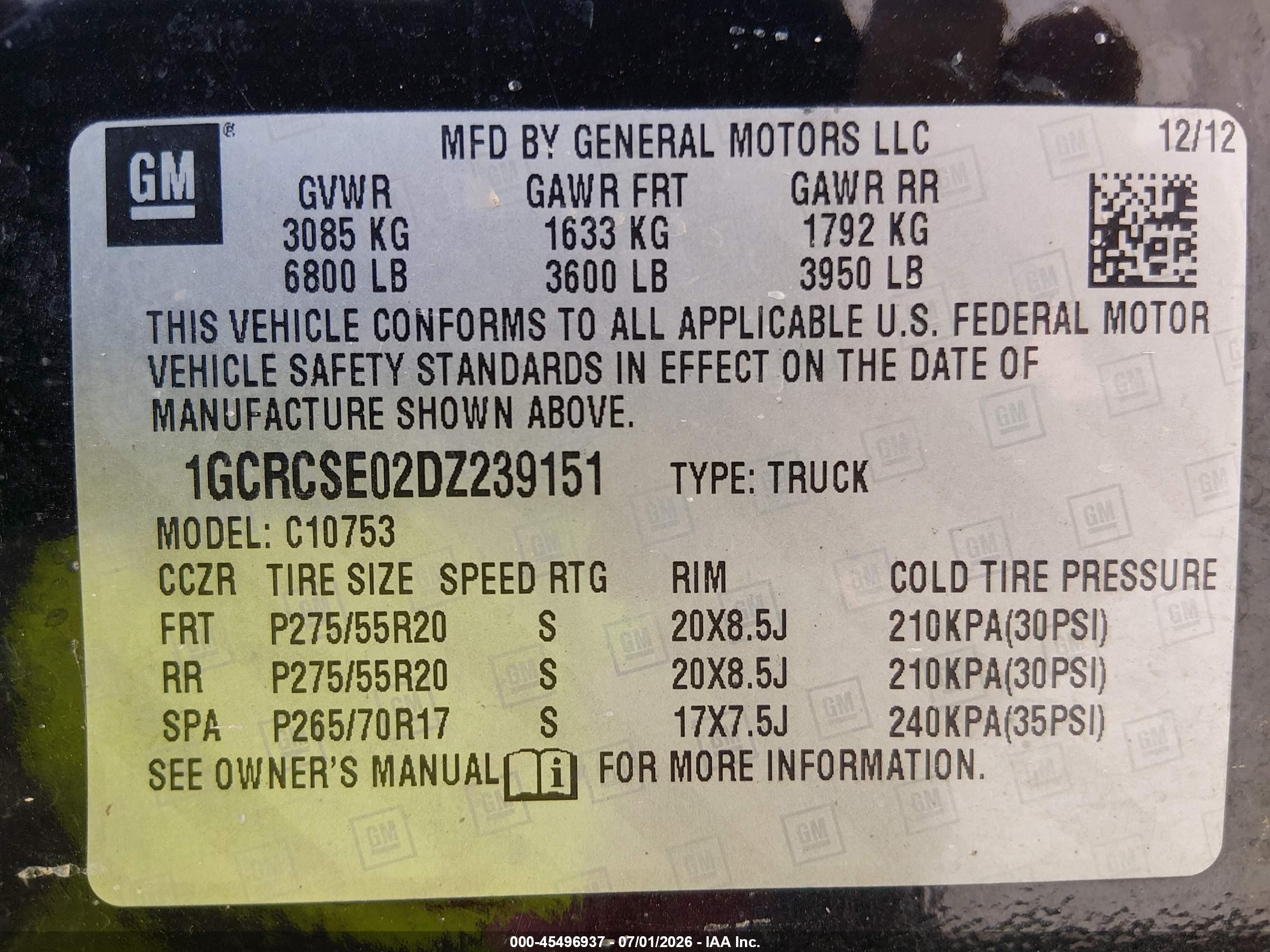 2013 Chevrolet Silverado 1500 Lt Black vin: 1GCRCSE02DZ239151