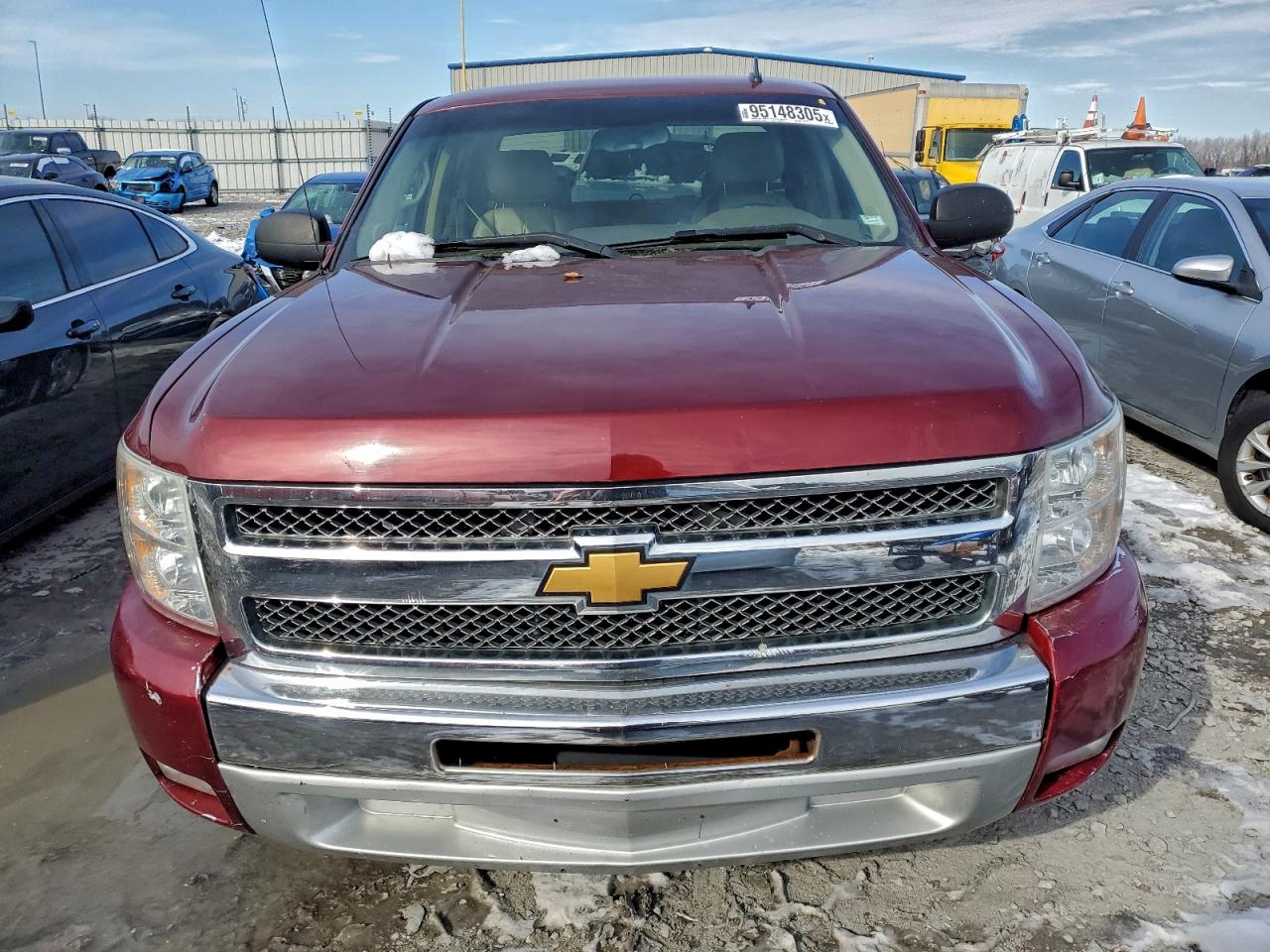 2013 Chevrolet Silverado C1500 Lt Burgundy vin: 1GCRCSE02DZ408911