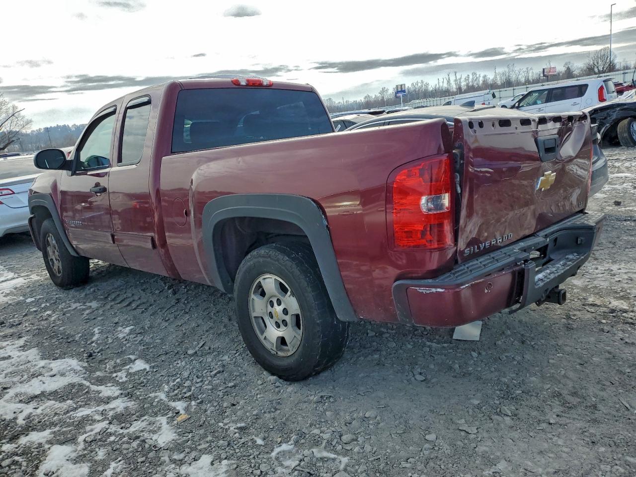 2013 Chevrolet Silverado C1500 Lt Burgundy vin: 1GCRCSE02DZ408911