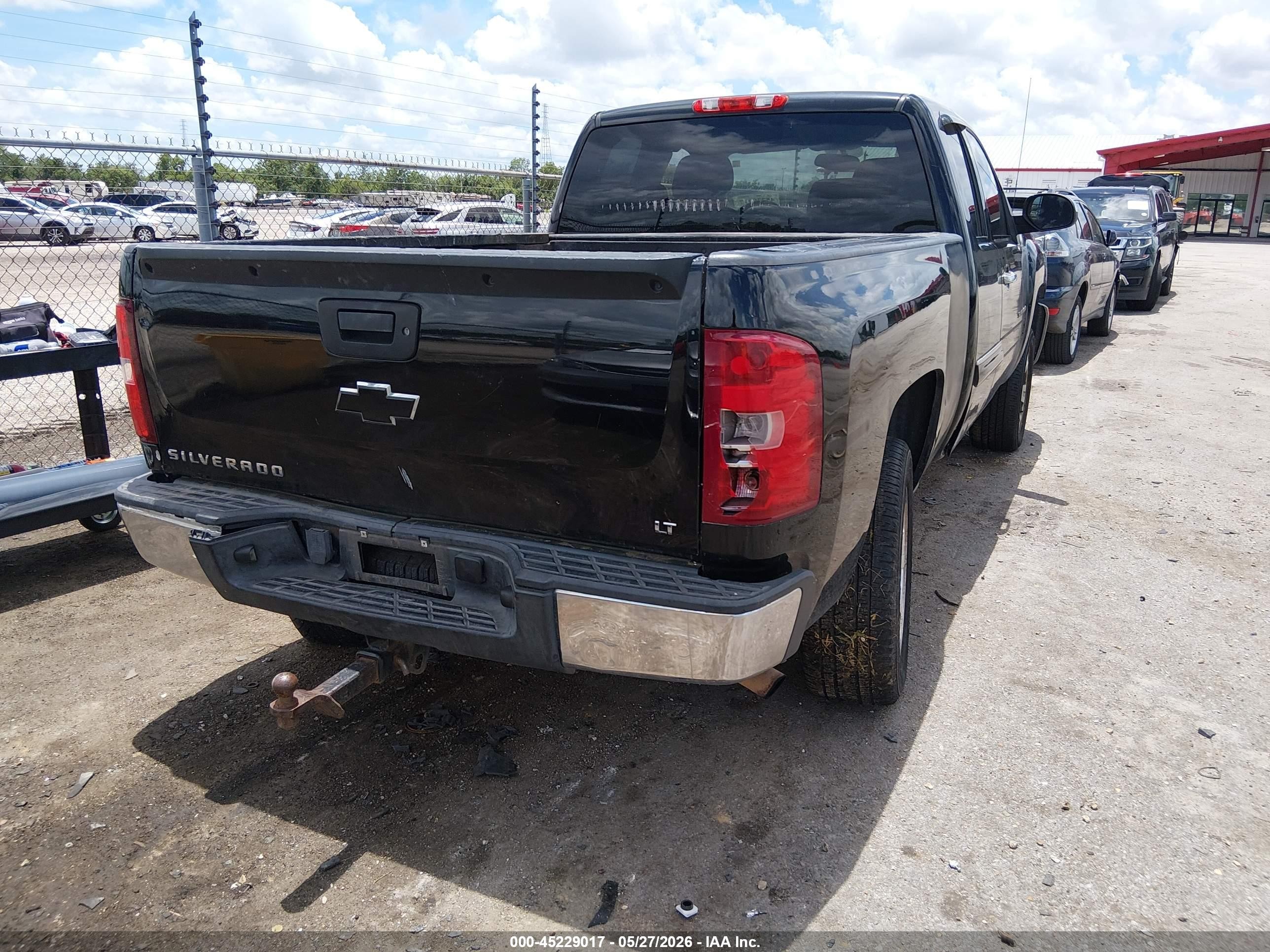 2012 Chevrolet Silverado 1500 Lt Black vin: 1GCRCSE04CZ354459
