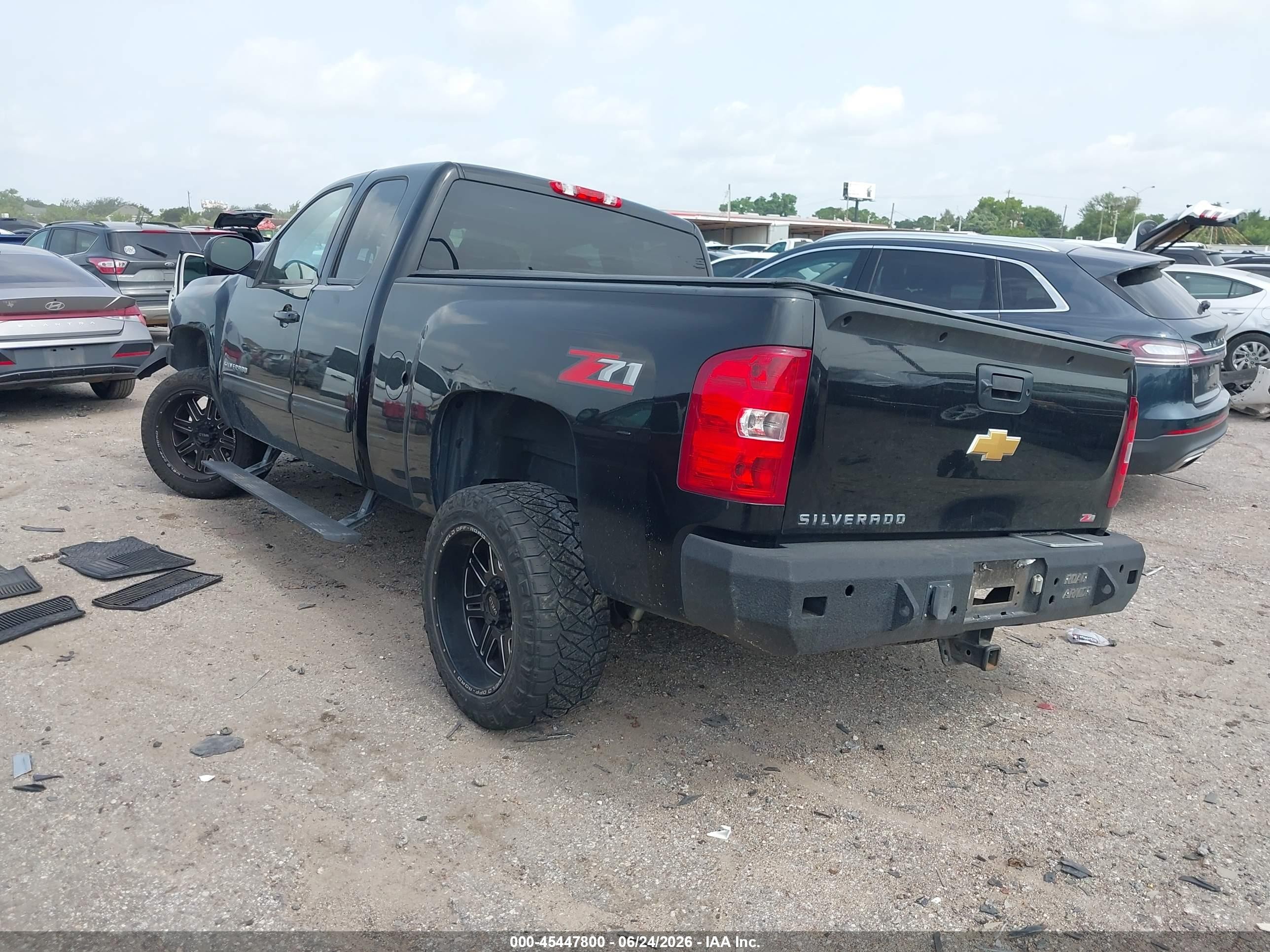 2013 Chevrolet Silverado 1500 Lt Black vin: 1GCRCSE04DZ160094