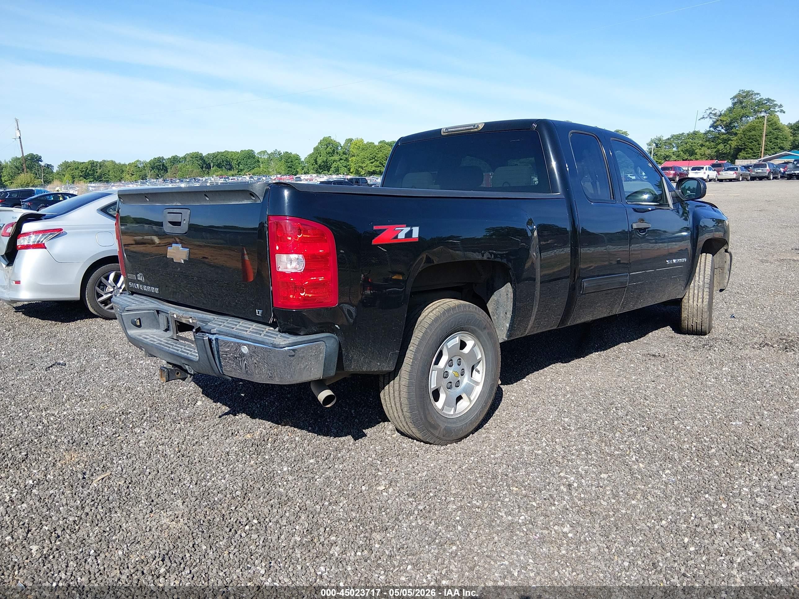 2011 Chevrolet Silverado 1500 Lt Black vin: 1GCRCSE05BZ459199