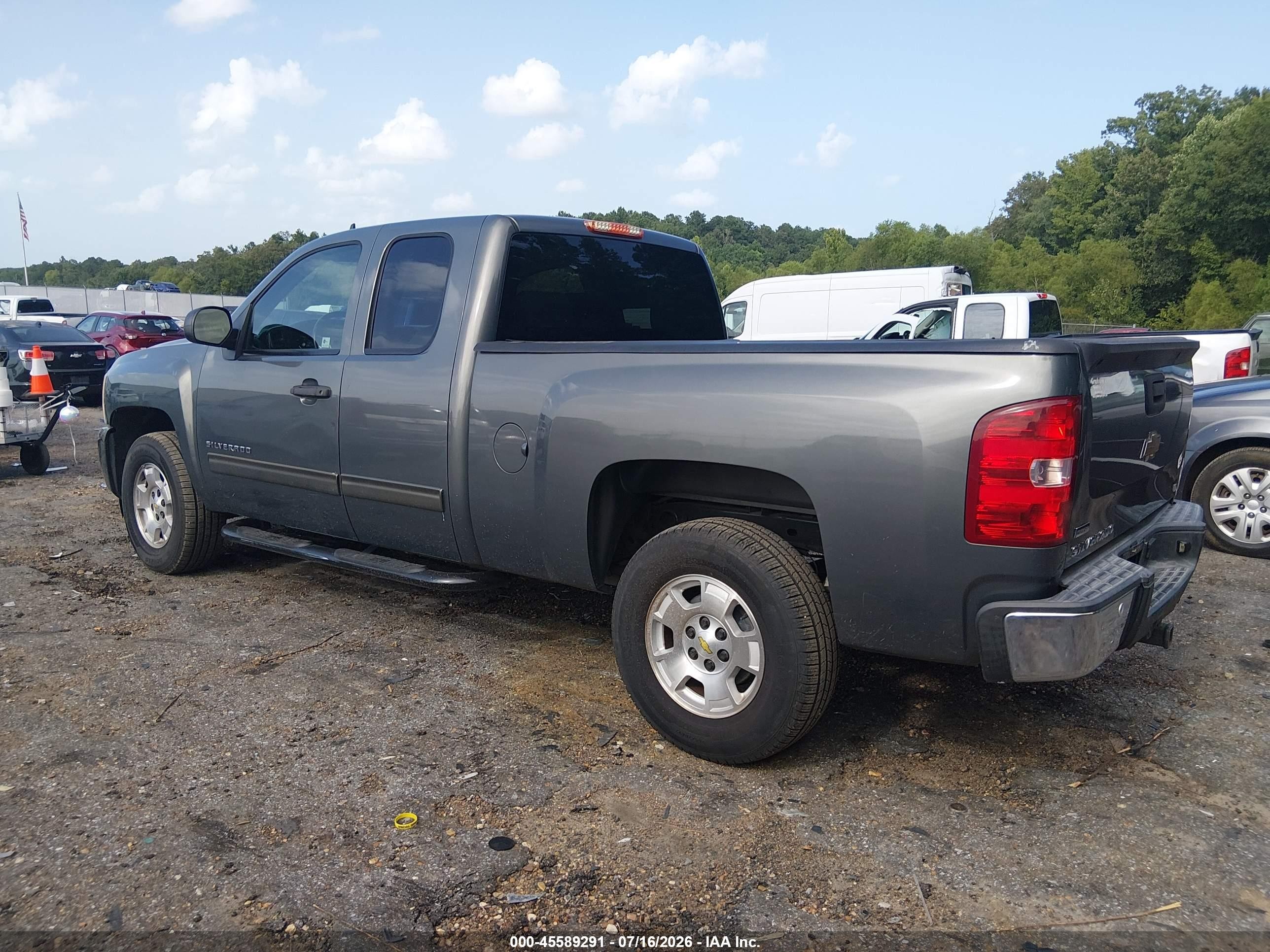 2011 Chevrolet Silverado 1500 Lt Серый vin: 1GCRCSE06BZ195006