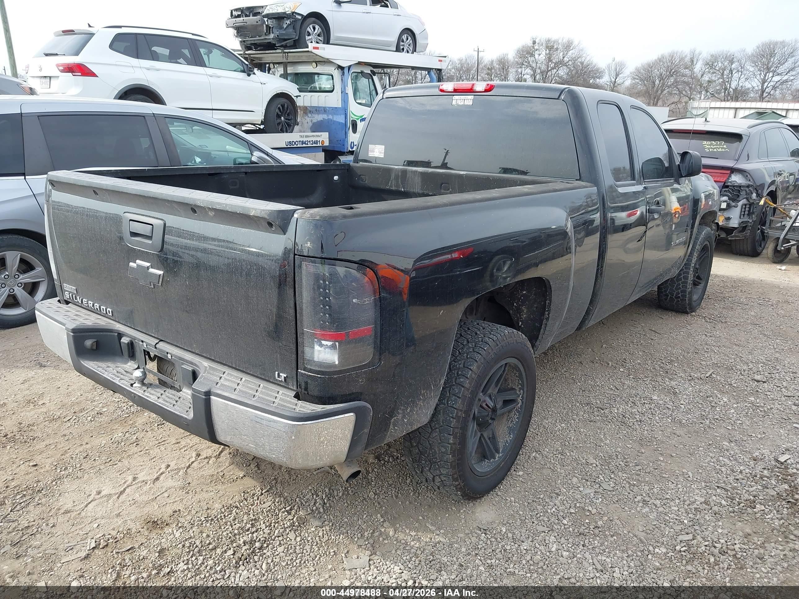 2011 Chevrolet Silverado 1500 Lt Black vin: 1GCRCSE06BZ334342