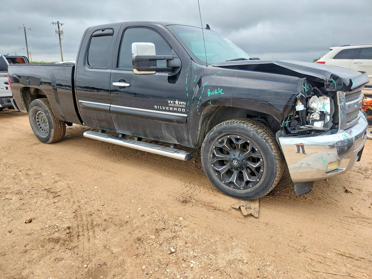 2012 Chevrolet Silverado C1500 Lt Black vin: 1GCRCSE06CZ150262