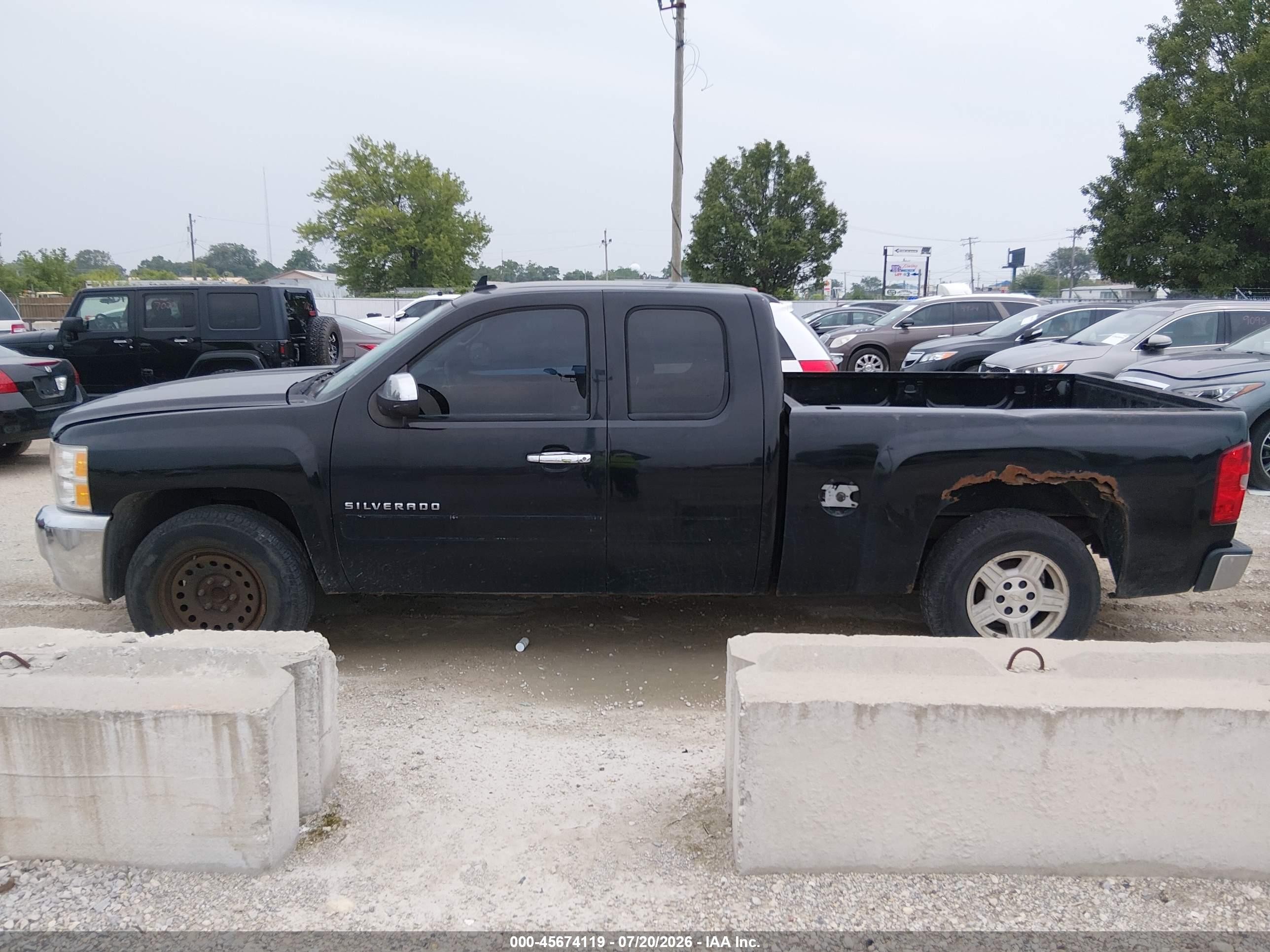 2012 Chevrolet Silverado 1500 Lt Black vin: 1GCRCSE06CZ247977