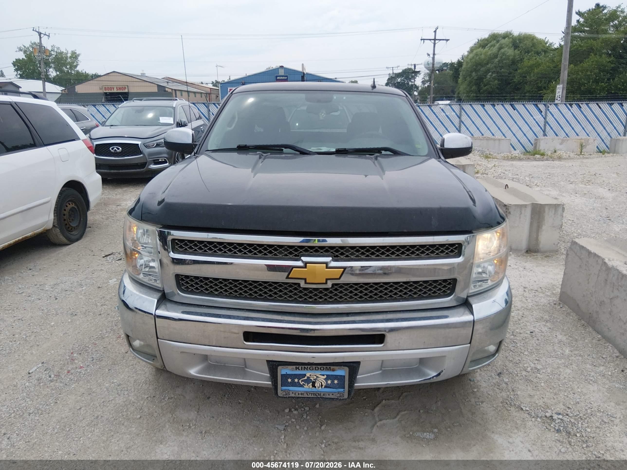 2012 Chevrolet Silverado 1500 Lt Black vin: 1GCRCSE06CZ247977