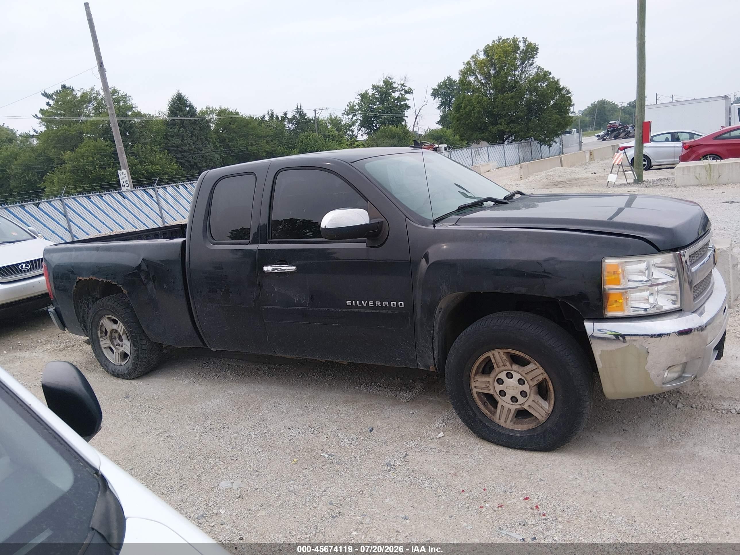 2012 Chevrolet Silverado 1500 Lt Black vin: 1GCRCSE06CZ247977
