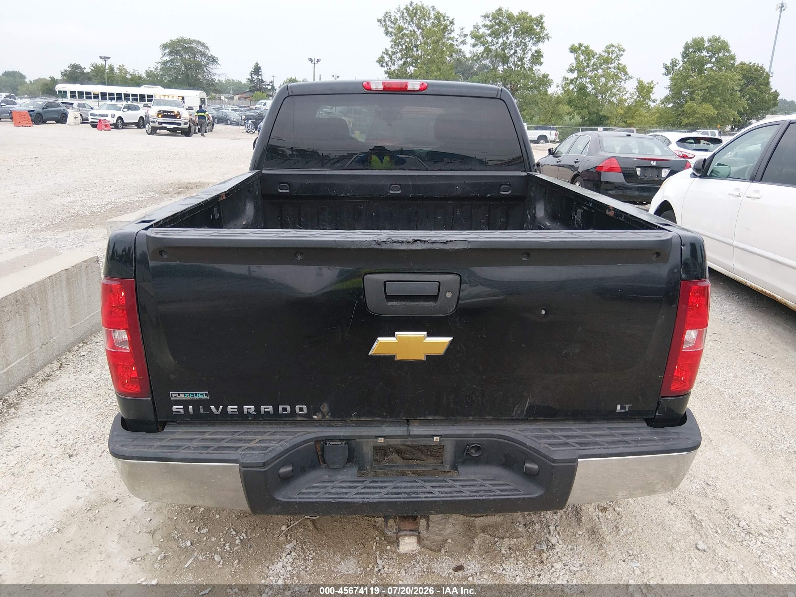 2012 Chevrolet Silverado 1500 Lt Black vin: 1GCRCSE06CZ247977