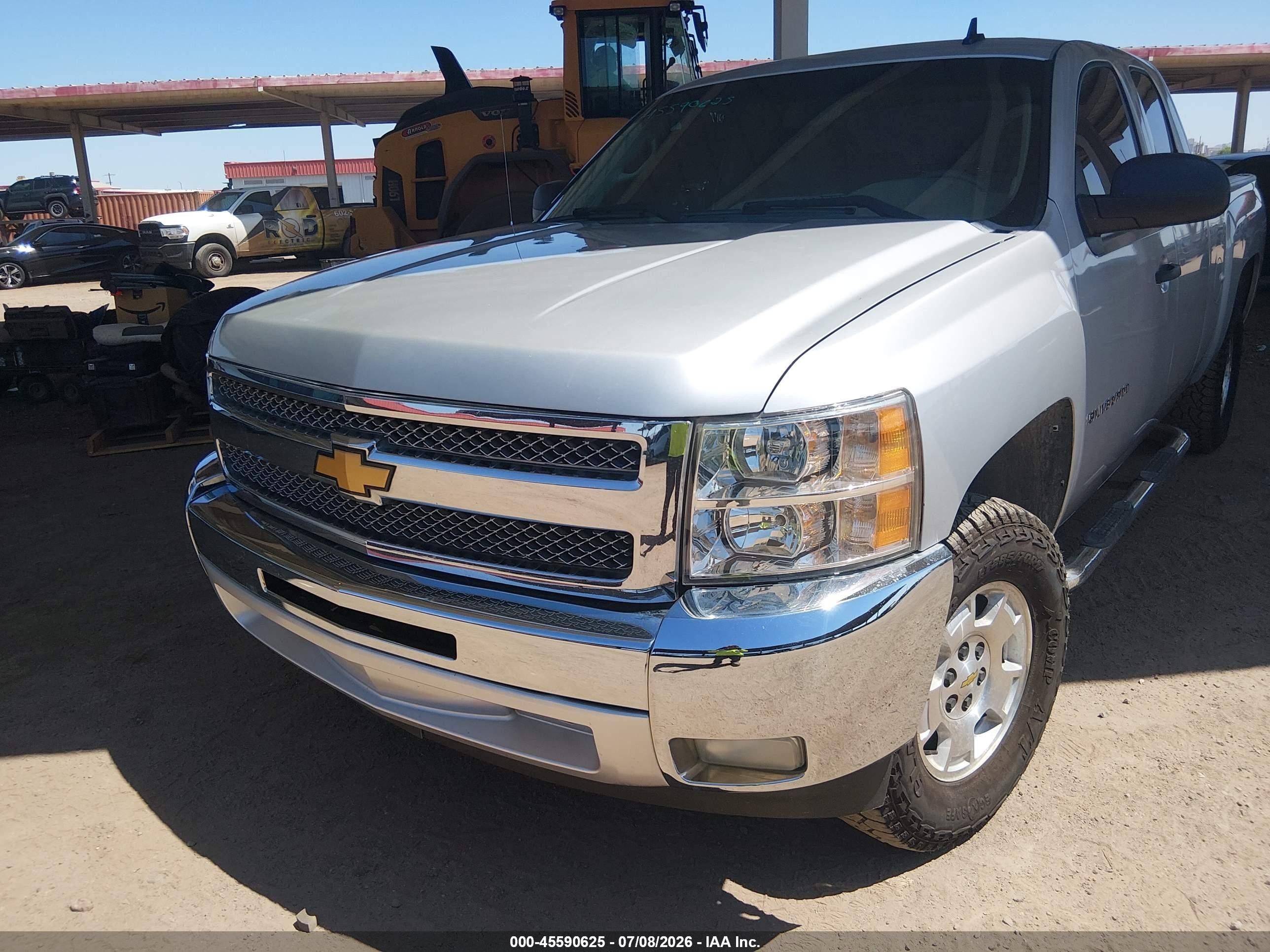 2012 Chevrolet Silverado 1500 Lt Silver vin: 1GCRCSE06CZ249051