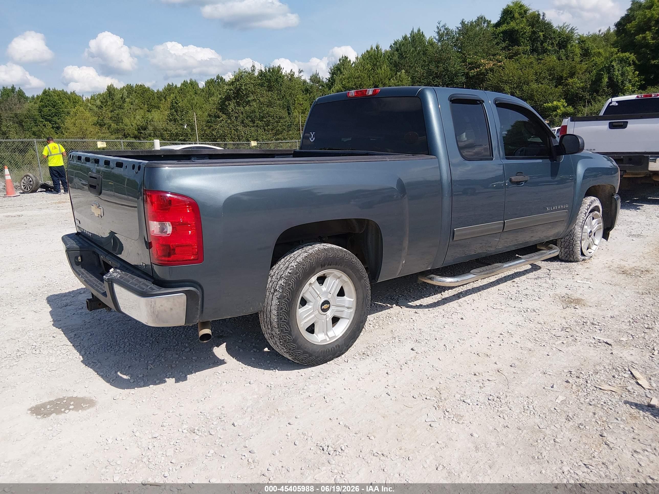 2011 Chevrolet Silverado 1500 Lt Blue vin: 1GCRCSE07BZ430397