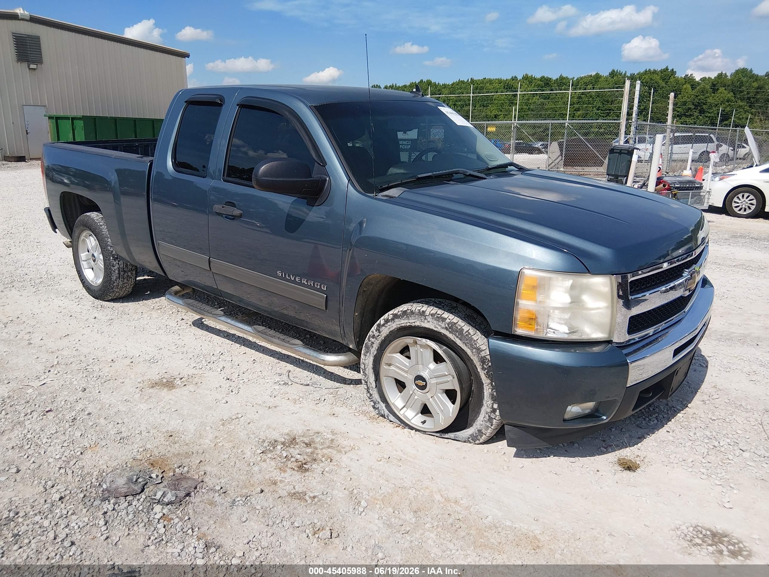 2011 Chevrolet Silverado 1500 Lt Blue vin: 1GCRCSE07BZ430397
