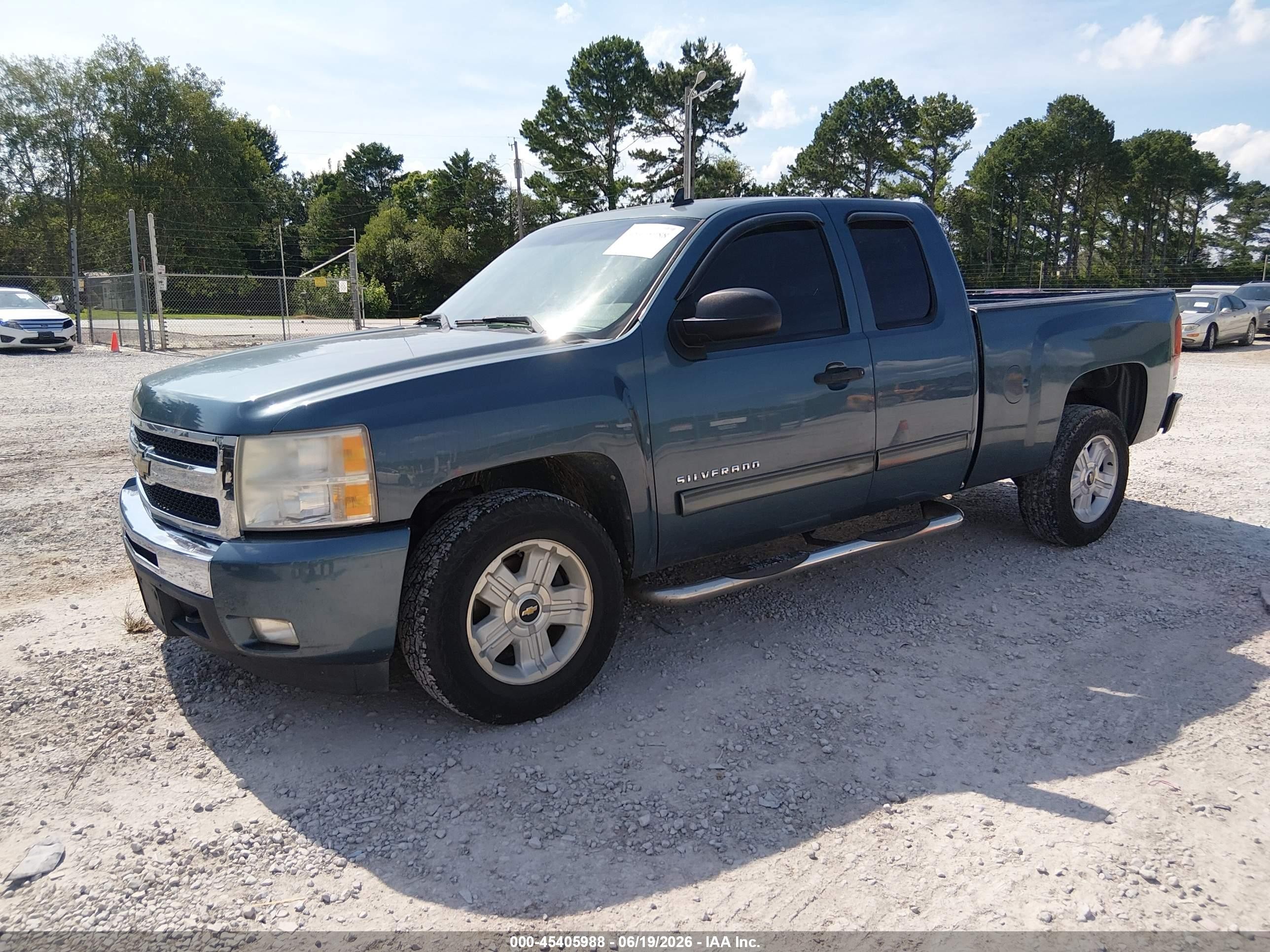 2011 Chevrolet Silverado 1500 Lt Blue vin: 1GCRCSE07BZ430397