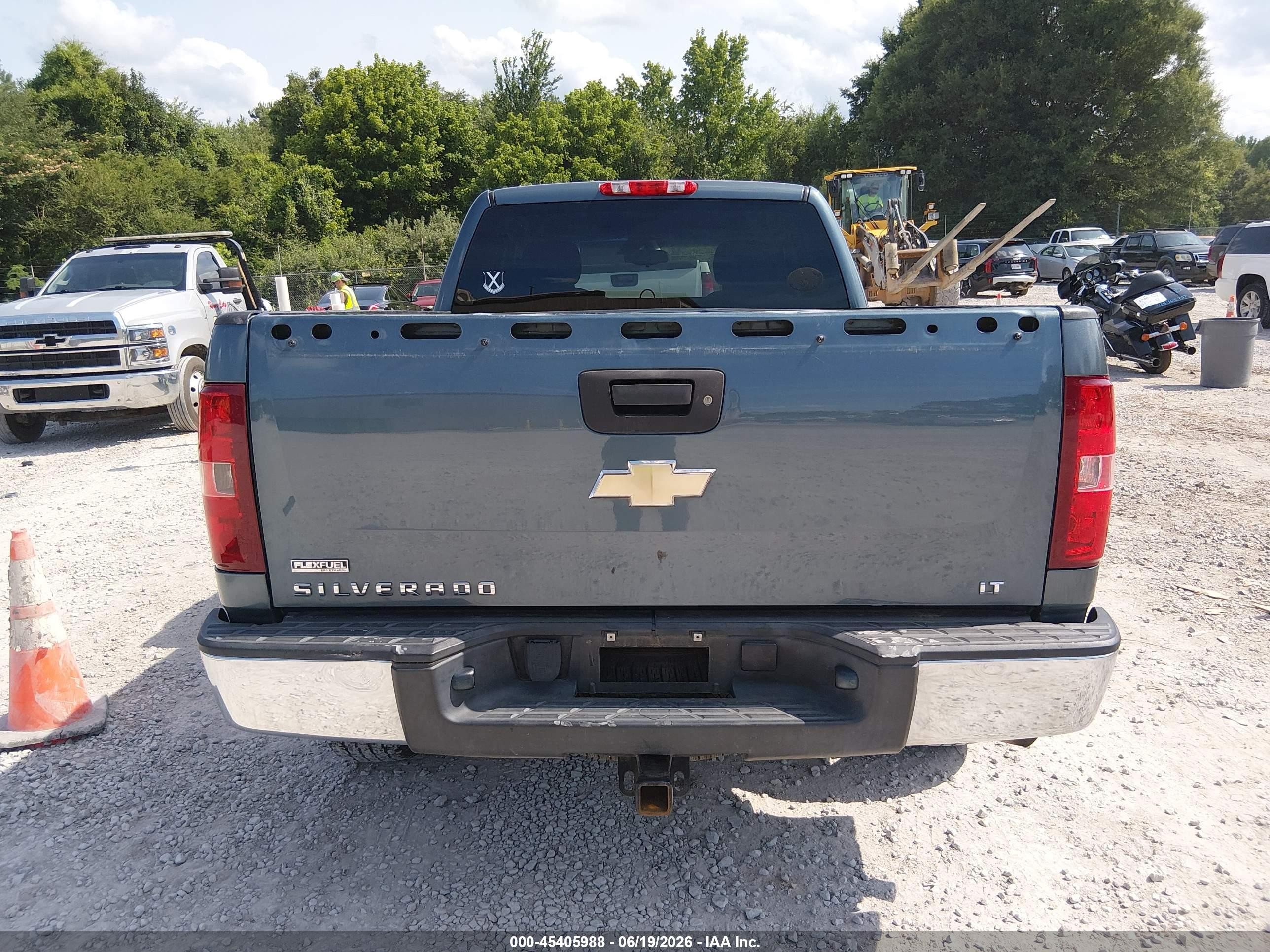 2011 Chevrolet Silverado 1500 Lt Blue vin: 1GCRCSE07BZ430397