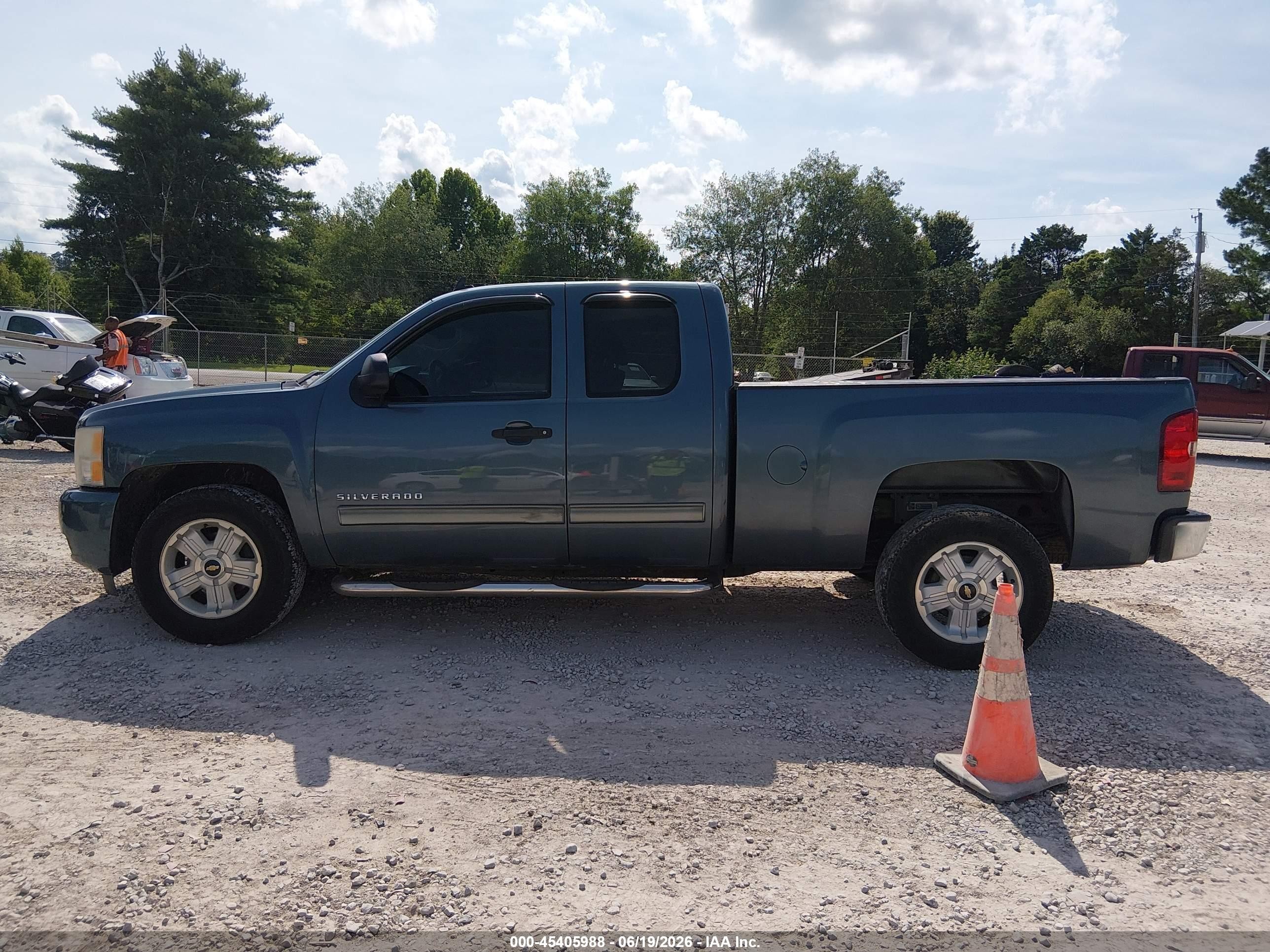 2011 Chevrolet Silverado 1500 Lt Blue vin: 1GCRCSE07BZ430397