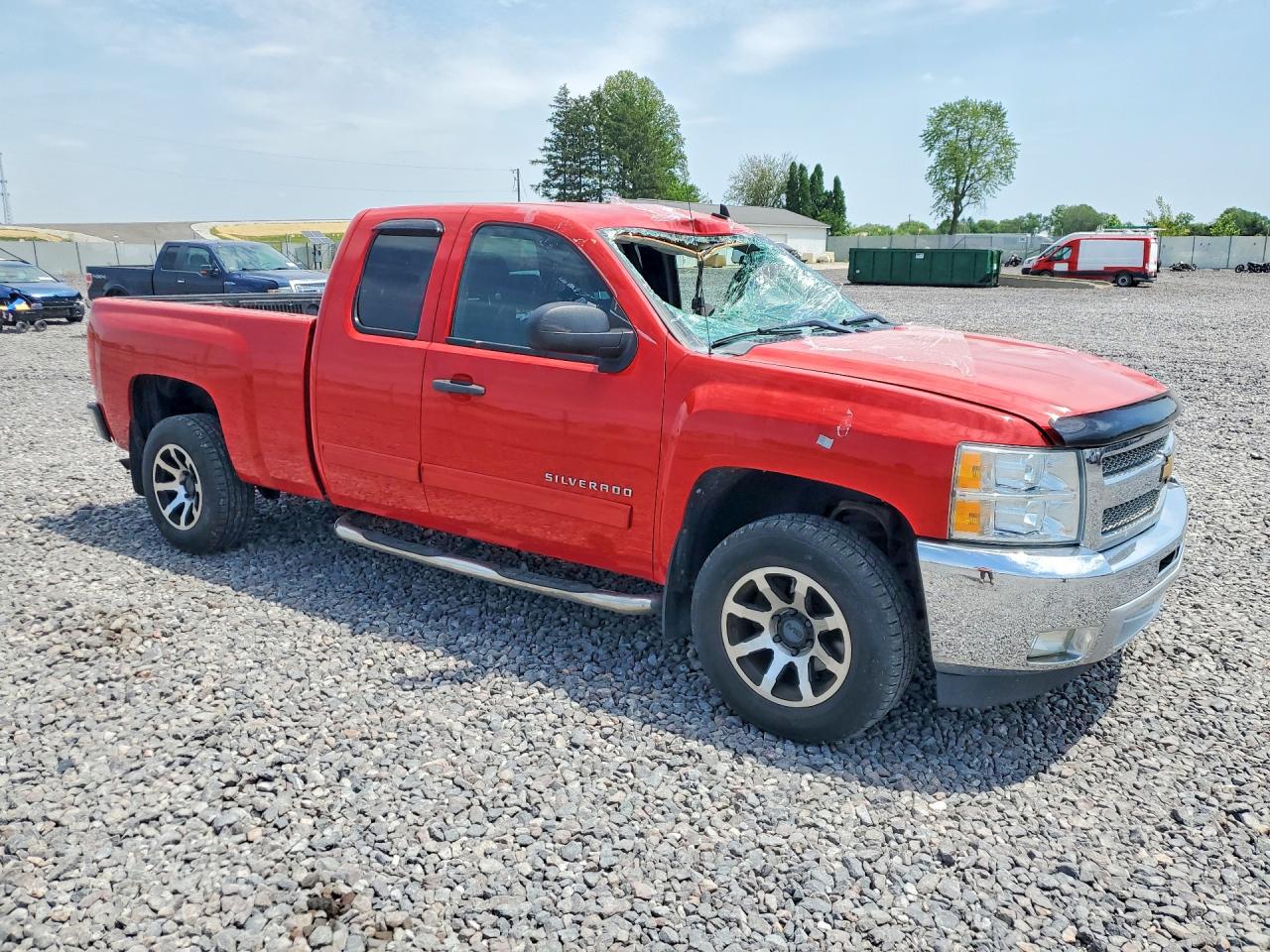 2012 Chevrolet Silverado C1500 Lt Red vin: 1GCRCSE07CZ176725