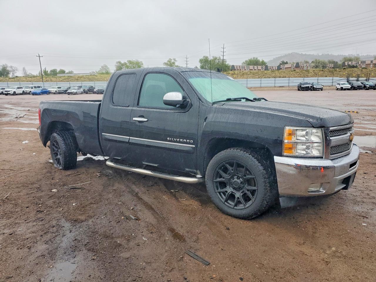 2013 Chevrolet Silverado C1500 Lt Black vin: 1GCRCSE07DZ407091
