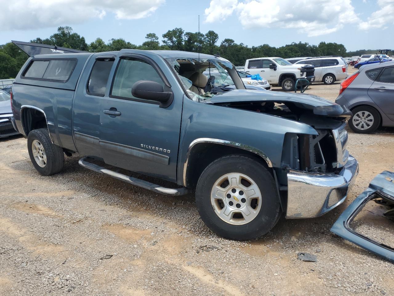 2013 Chevrolet Silverado C1500 Lt Blue vin: 1GCRCSE08DZ378572