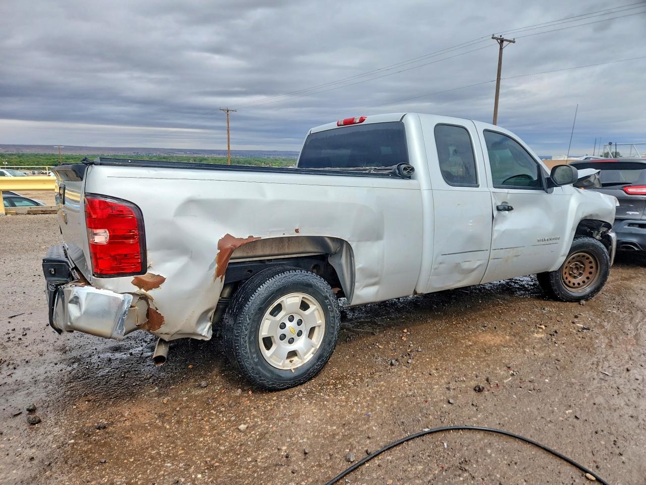 2013 Chevrolet Silverado C1500 Lt Silver vin: 1GCRCSE08DZ394092