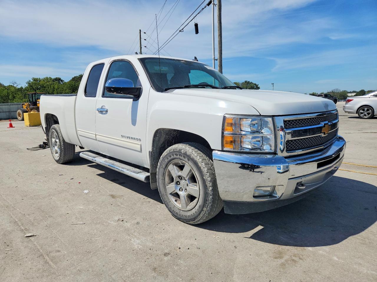 2013 Chevrolet Silverado C1500 Lt White vin: 1GCRCSE08DZ411960