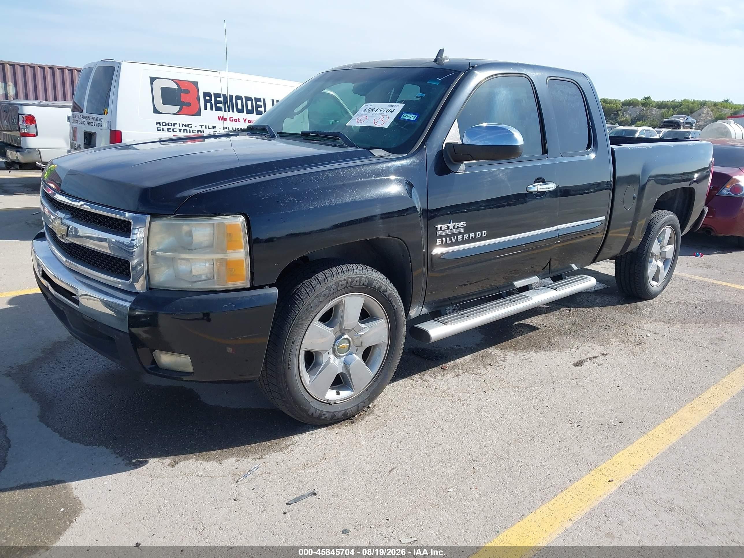 2011 Chevrolet Silverado 1500 Lt Black vin: 1GCRCSE09BZ381266