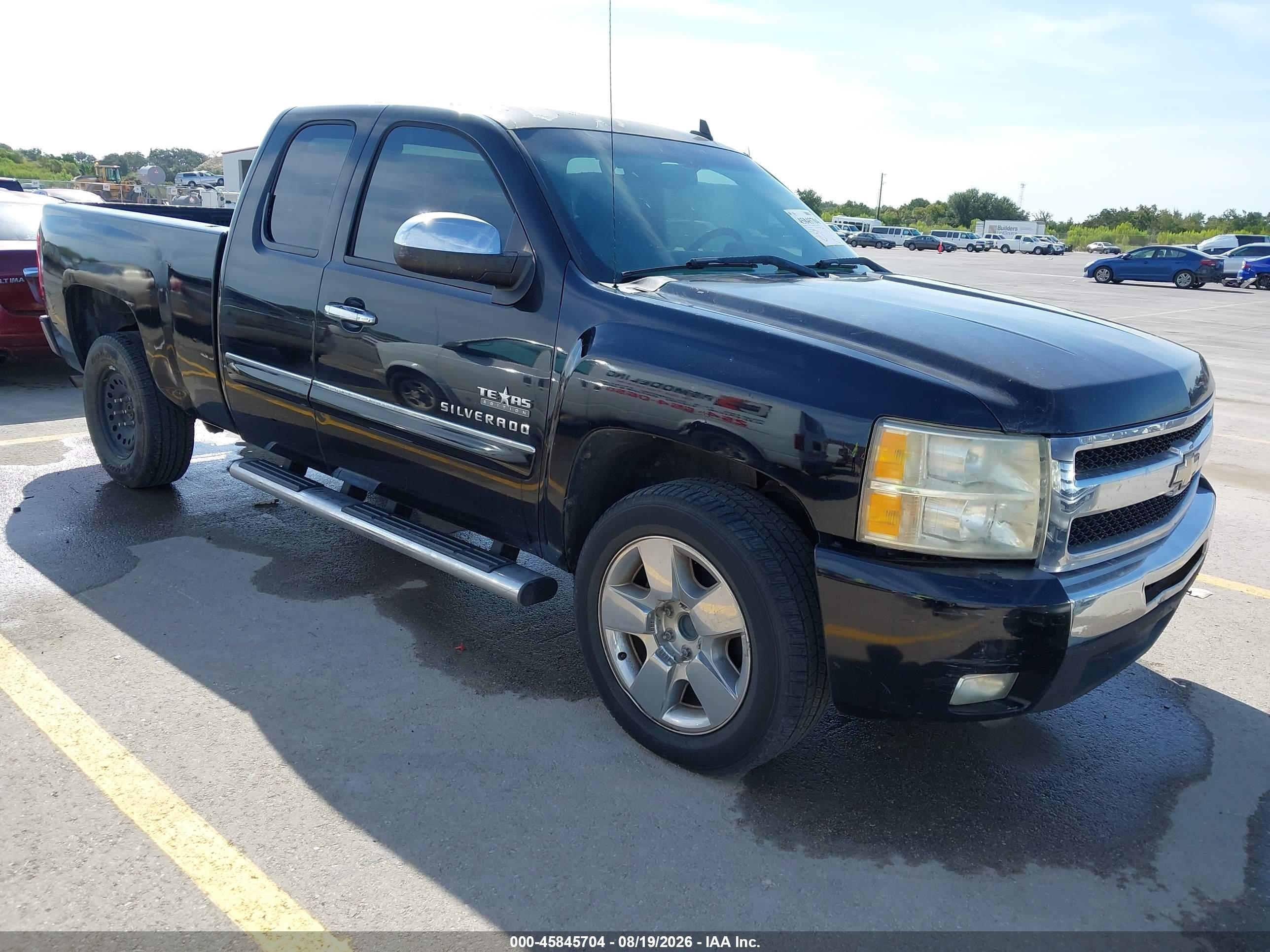 2011 Chevrolet Silverado 1500 Lt Black vin: 1GCRCSE09BZ381266