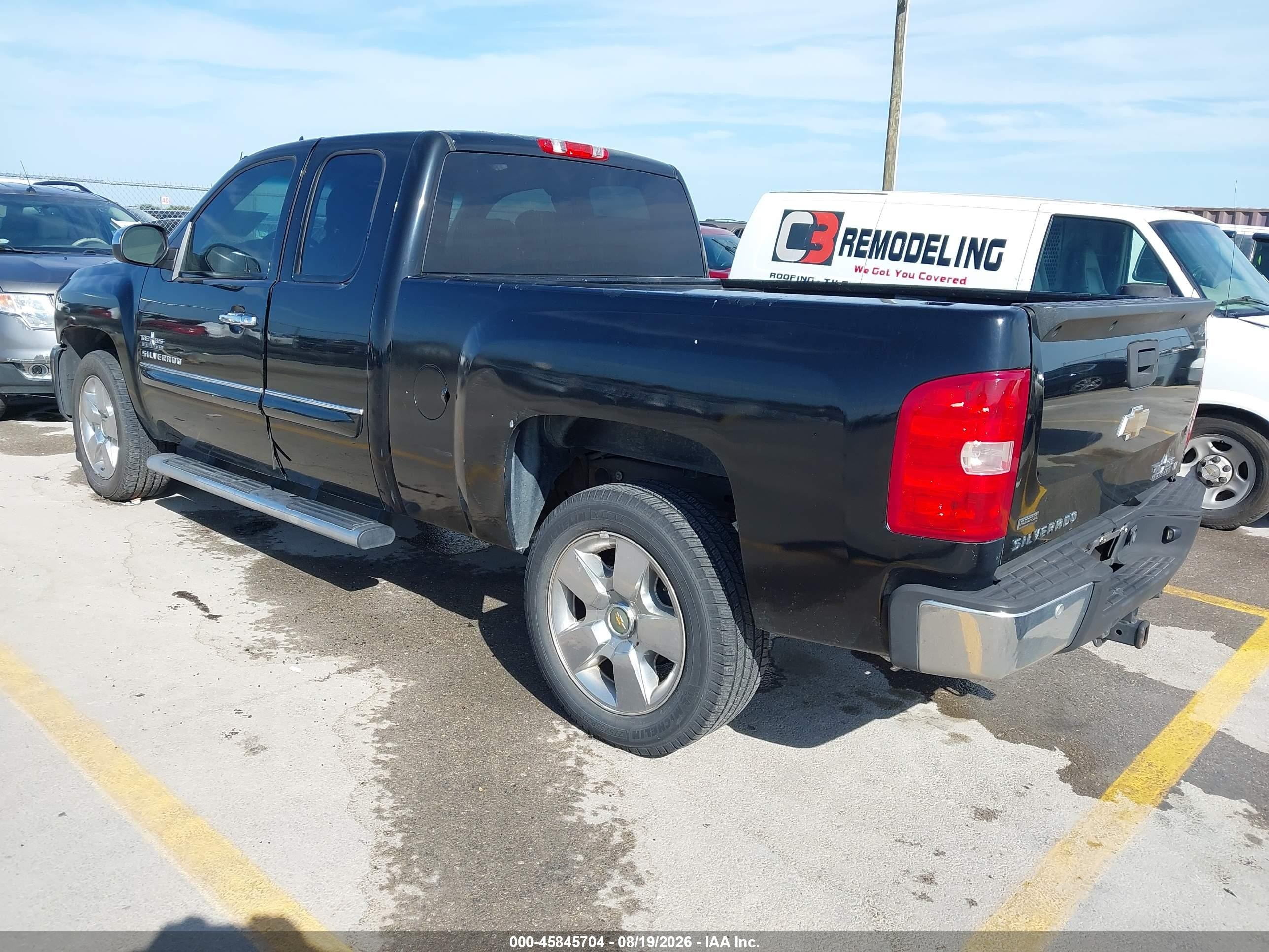 2011 Chevrolet Silverado 1500 Lt Black vin: 1GCRCSE09BZ381266