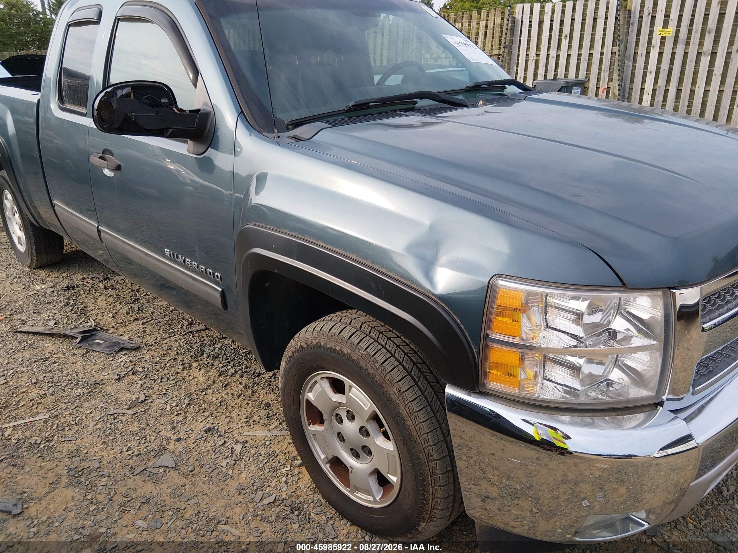 2012 Chevrolet Silverado 1500 Lt Light Blue vin: 1GCRCSE09CZ142317