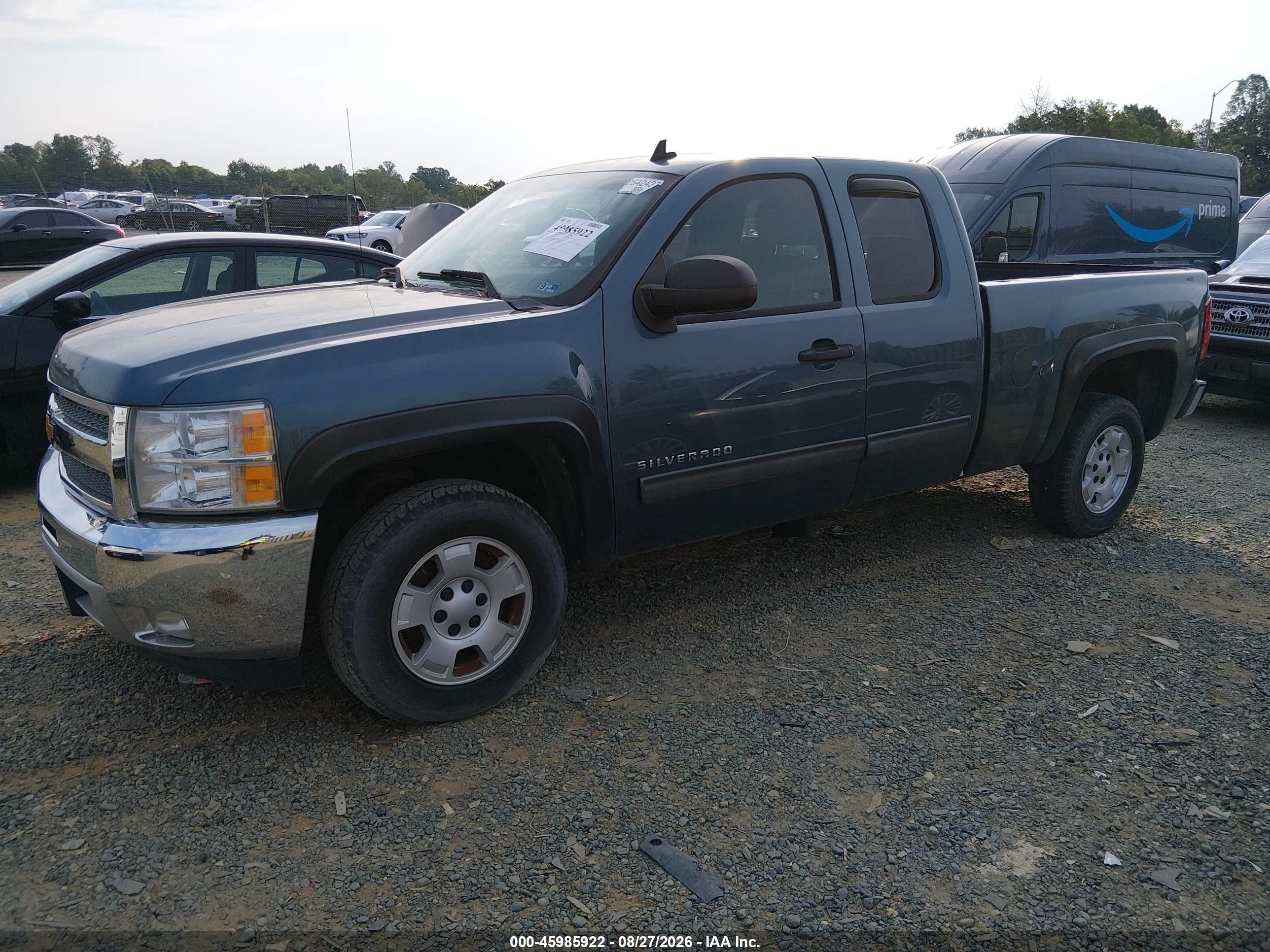 2012 Chevrolet Silverado 1500 Lt Light Blue vin: 1GCRCSE09CZ142317