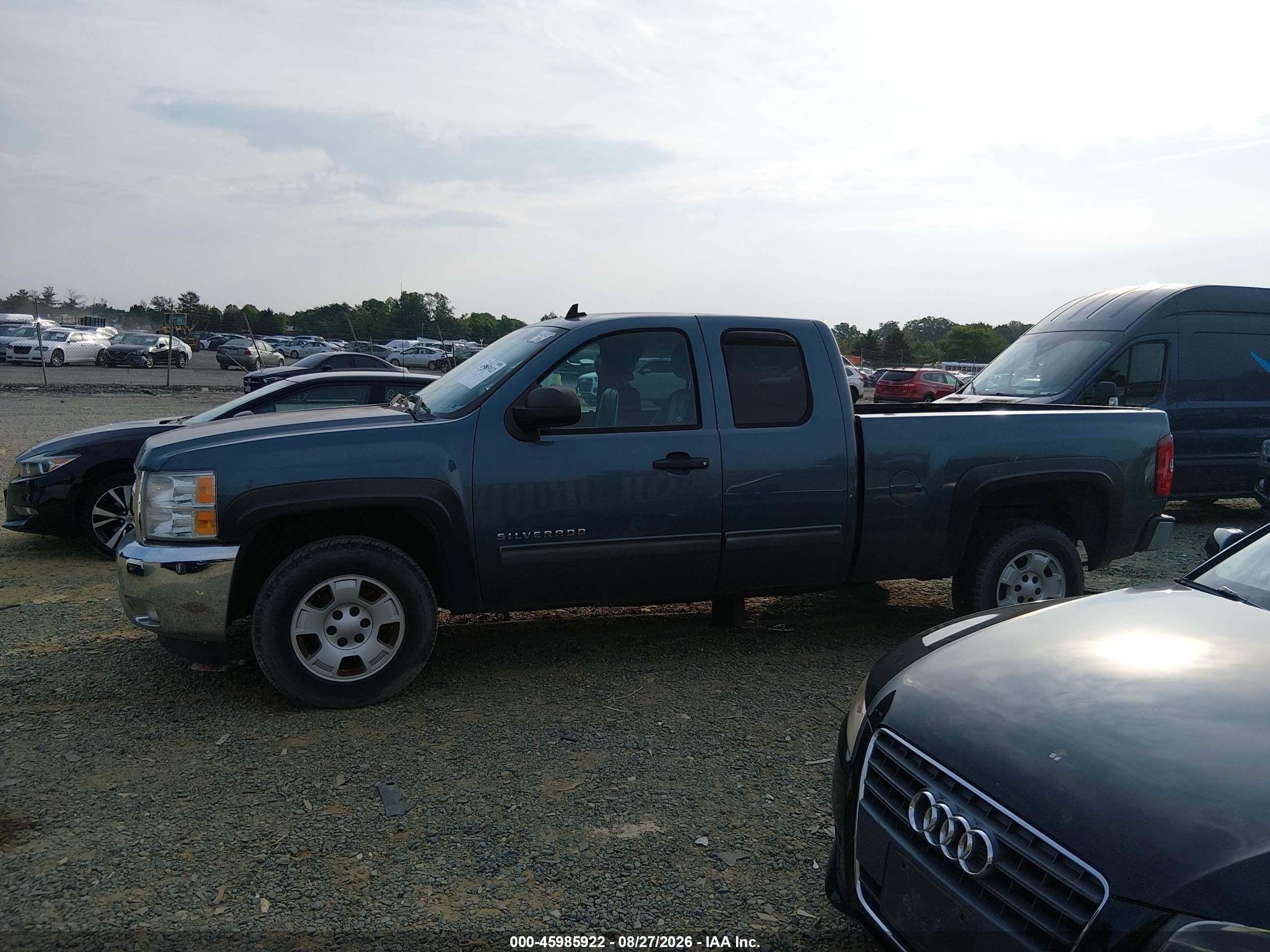 2012 Chevrolet Silverado 1500 Lt Light Blue vin: 1GCRCSE09CZ142317