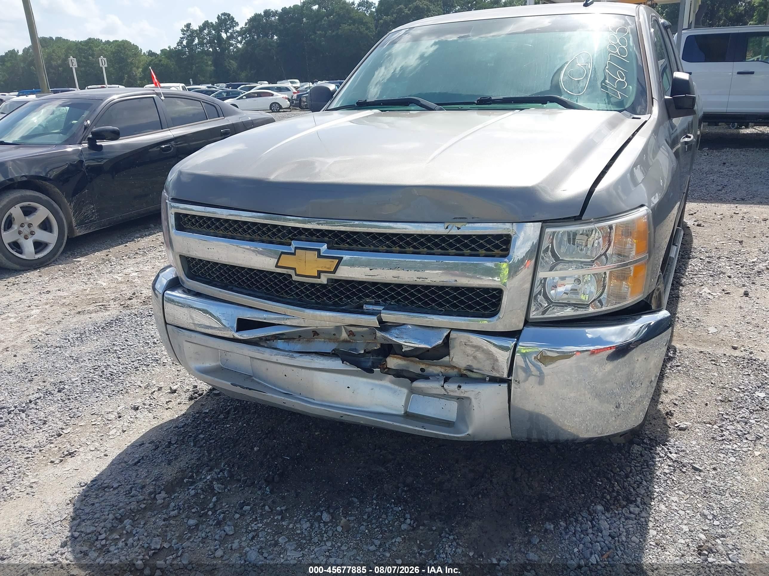 2013 Chevrolet Silverado 1500 Lt Gray vin: 1GCRCSE09DZ177912