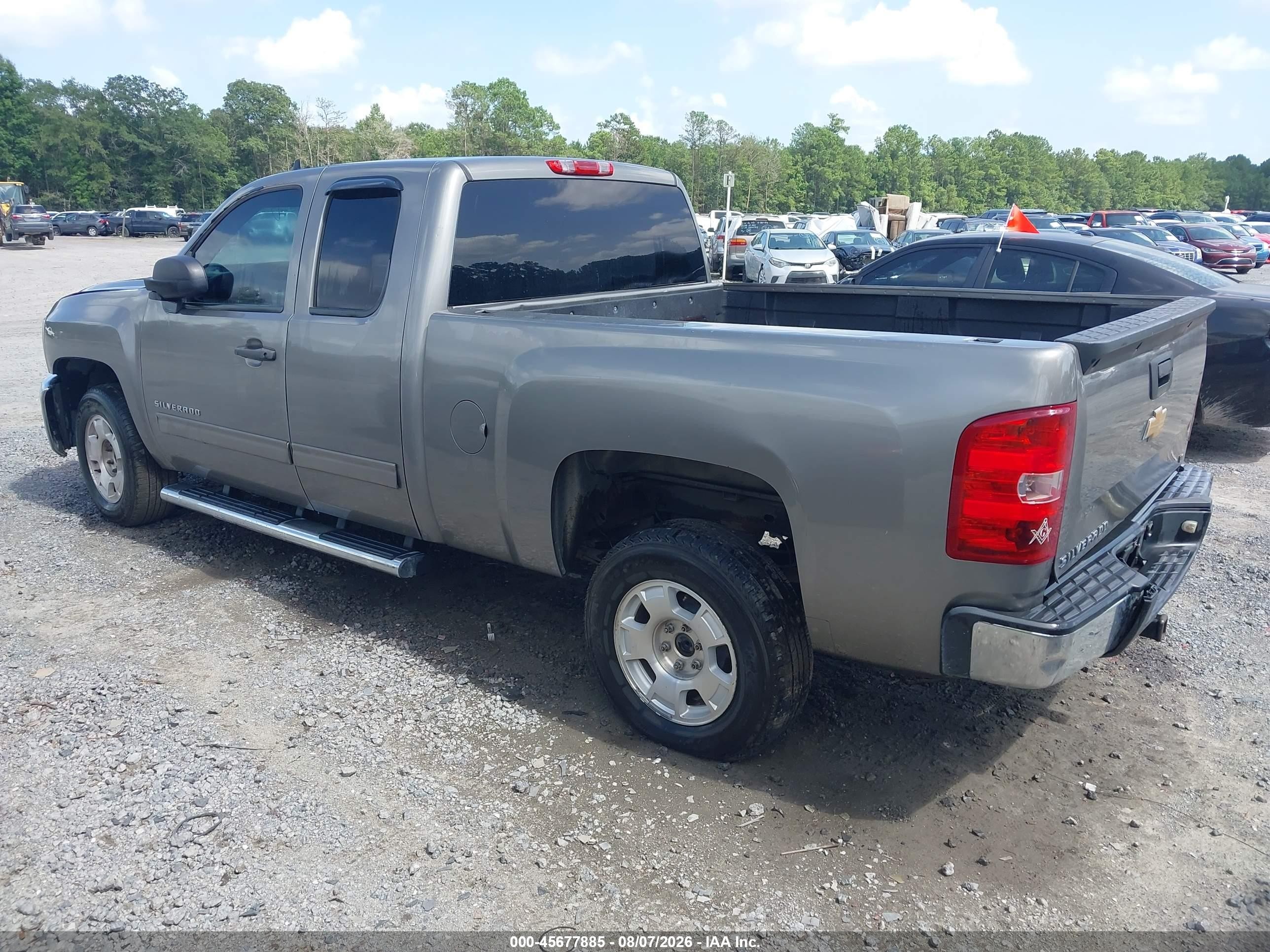 2013 Chevrolet Silverado 1500 Lt Gray vin: 1GCRCSE09DZ177912