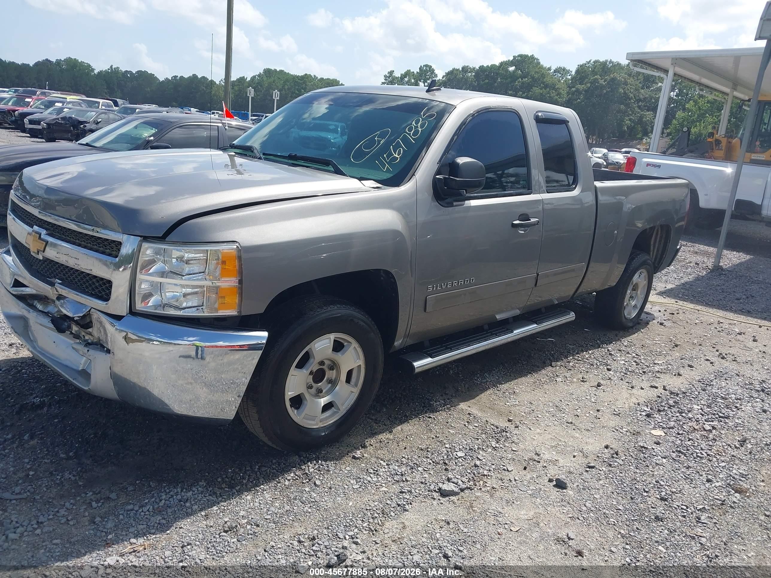 2013 Chevrolet Silverado 1500 Lt Gray vin: 1GCRCSE09DZ177912