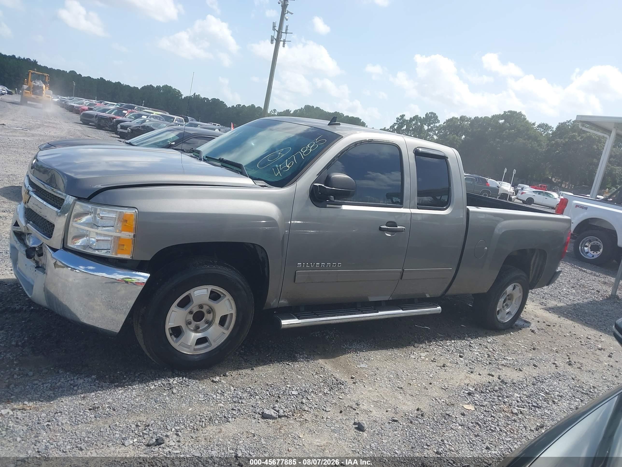 2013 Chevrolet Silverado 1500 Lt Gray vin: 1GCRCSE09DZ177912