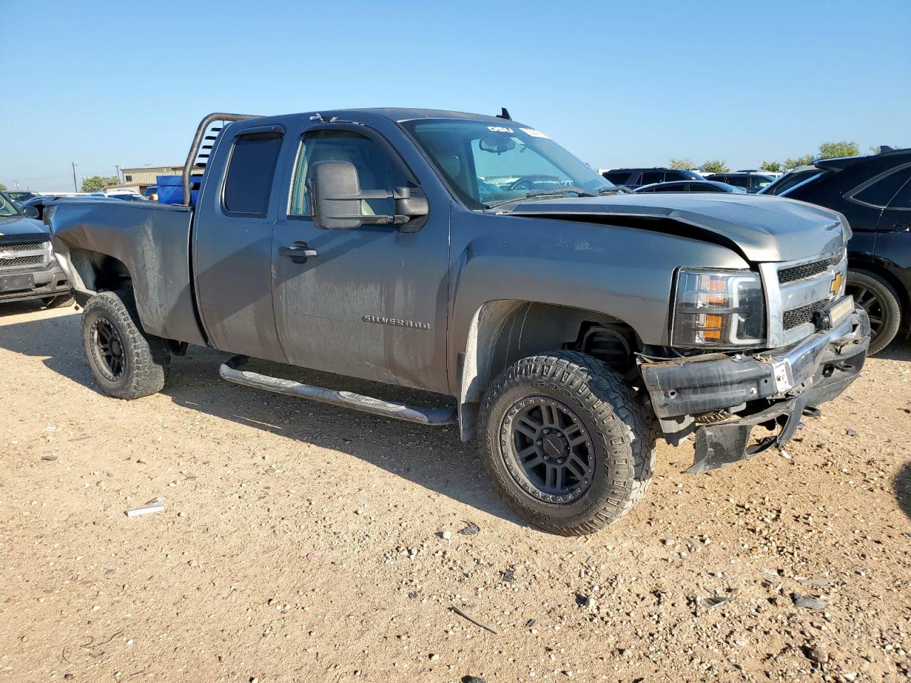 2011 Chevrolet Silverado C1500 Lt Gray vin: 1GCRCSE0XBZ244370