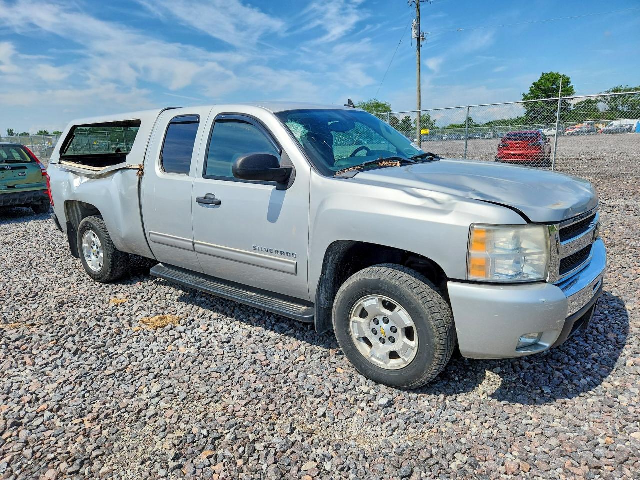 2011 Chevrolet Silverado C1500 Lt Silver vin: 1GCRCSE0XBZ415148