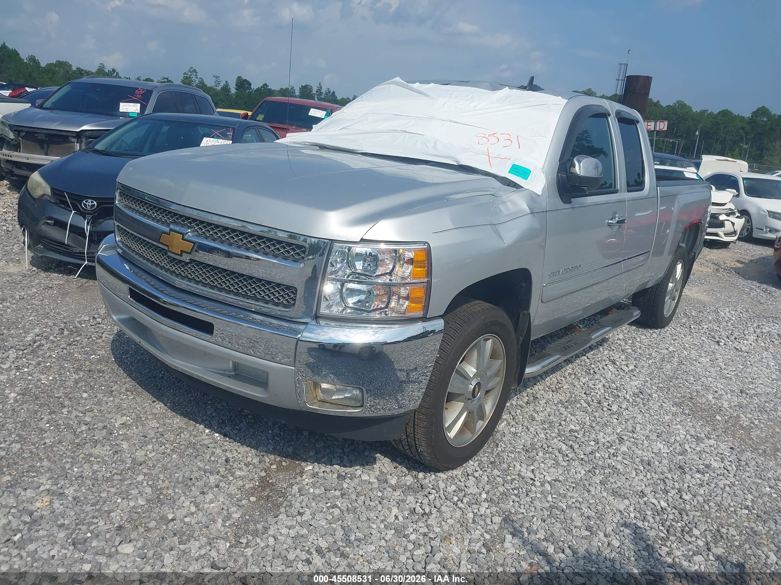 2013 Chevrolet Silverado 1500 Lt Белый vin: 1GCRCSE0XDZ113992