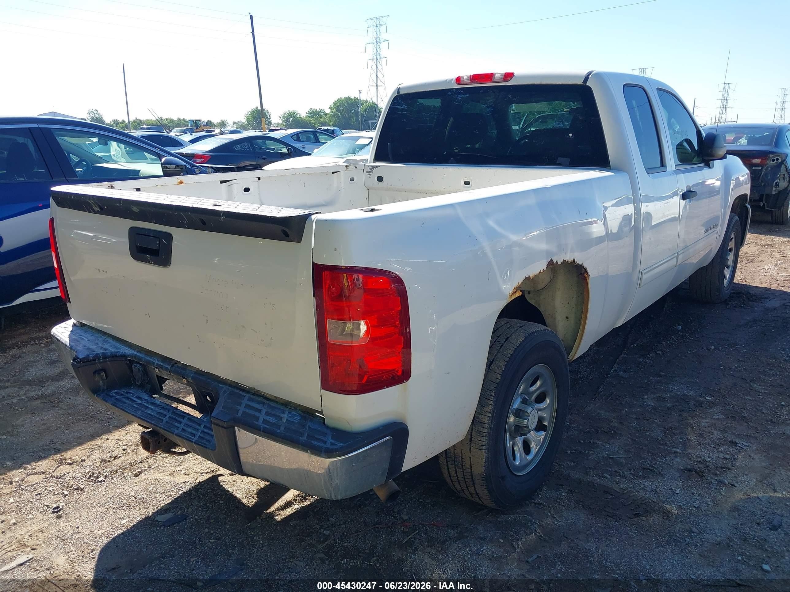 2011 Chevrolet Silverado 1500 Lt White vin: 1GCRCSEA4BZ327558